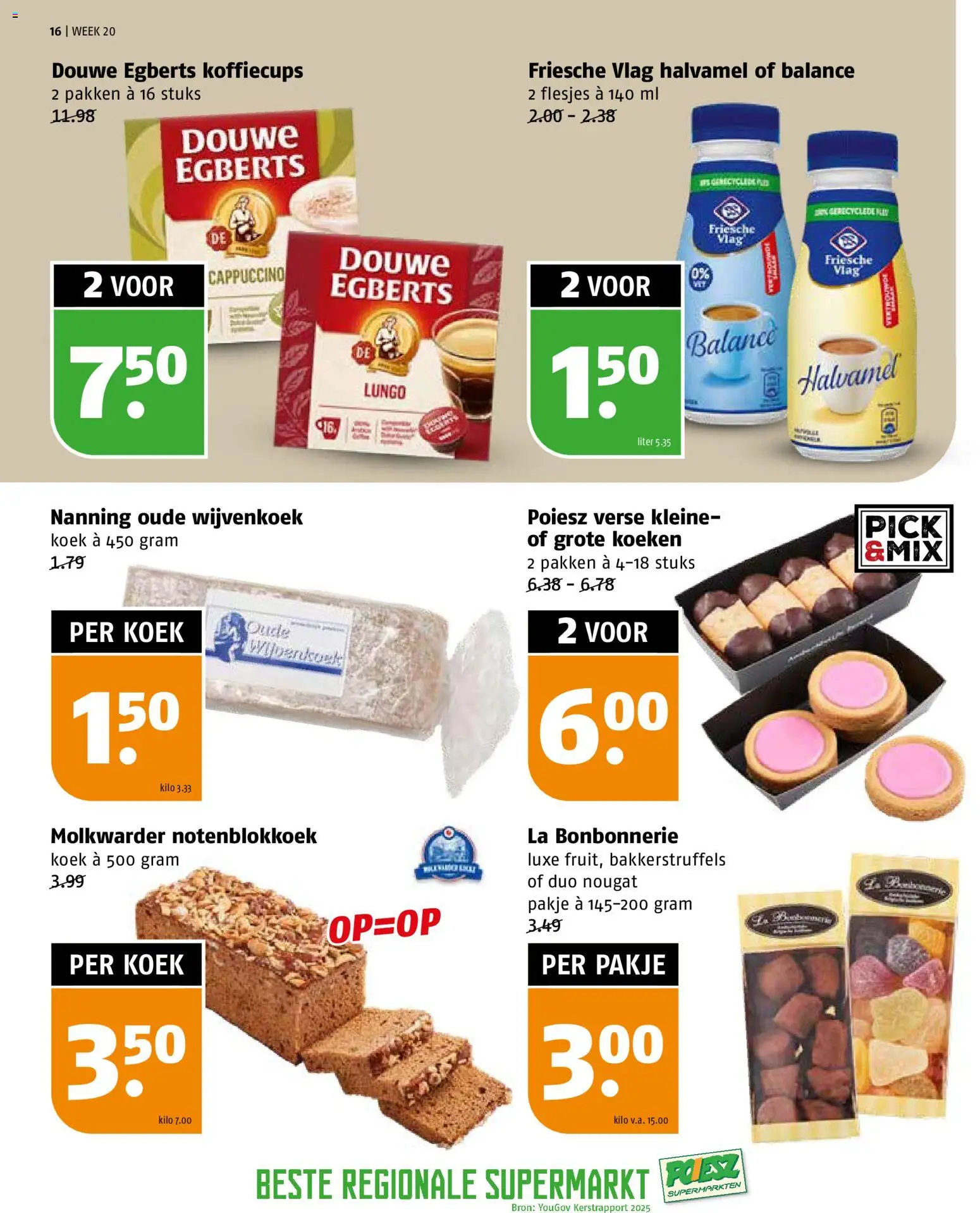 {H1} | Pagina: 16 | Producten: La, Cappuccino