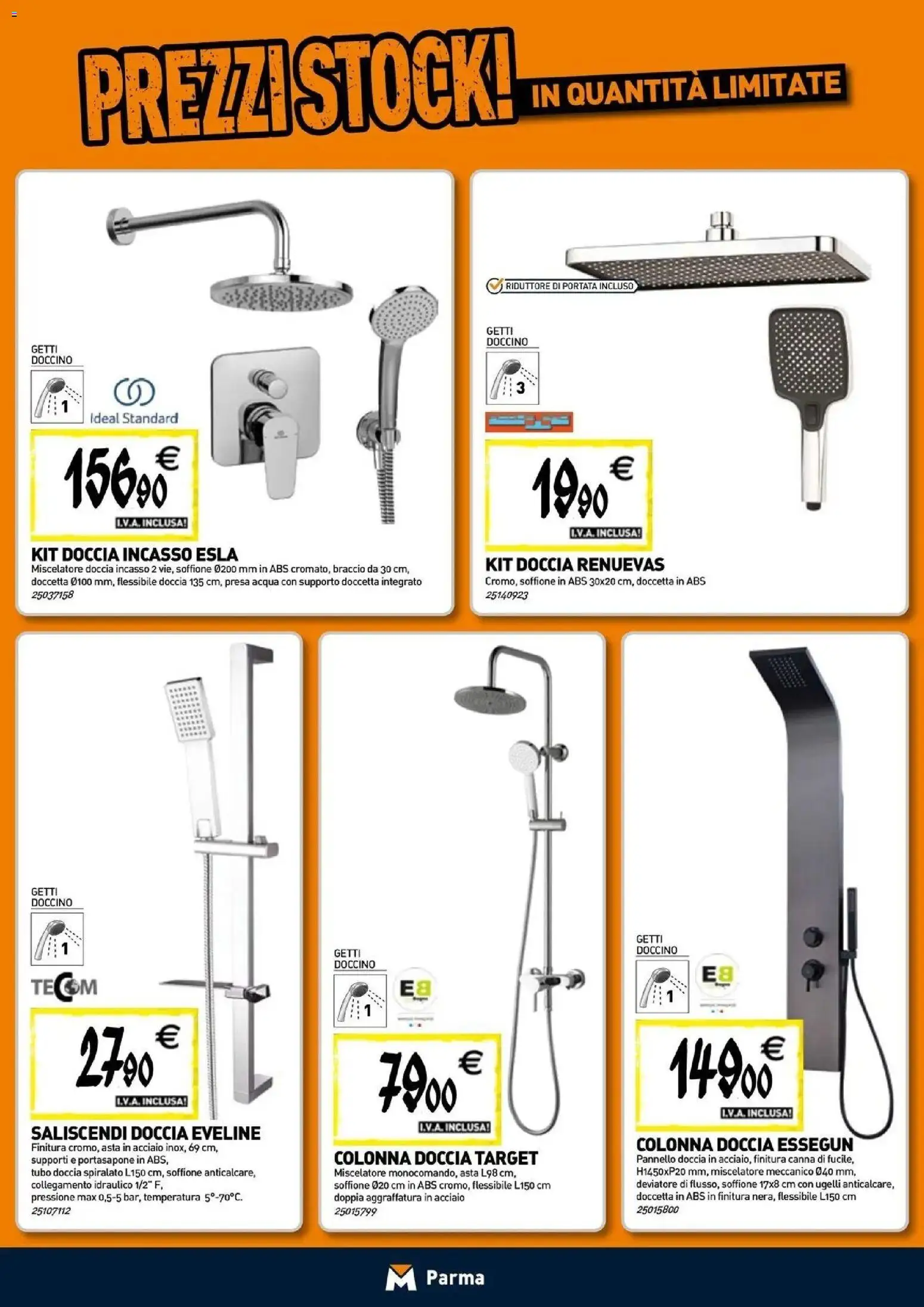 Nuovo TECNOMAT catalogo Parma dal 24/09/2026 > offerte anteprima 🛍️ | Pagina: 3 | Prodotti: Acqua, Tubo, Presa, Doccia