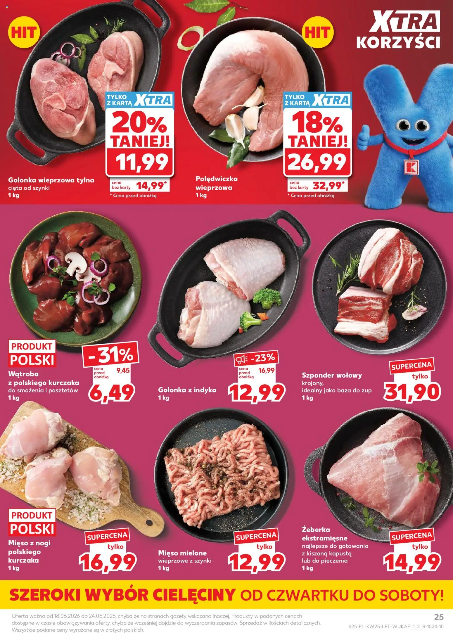 Kaufland Polsko leták od 18.06.2026 | Strana: 25 | Produkty: Kapusta, Karty