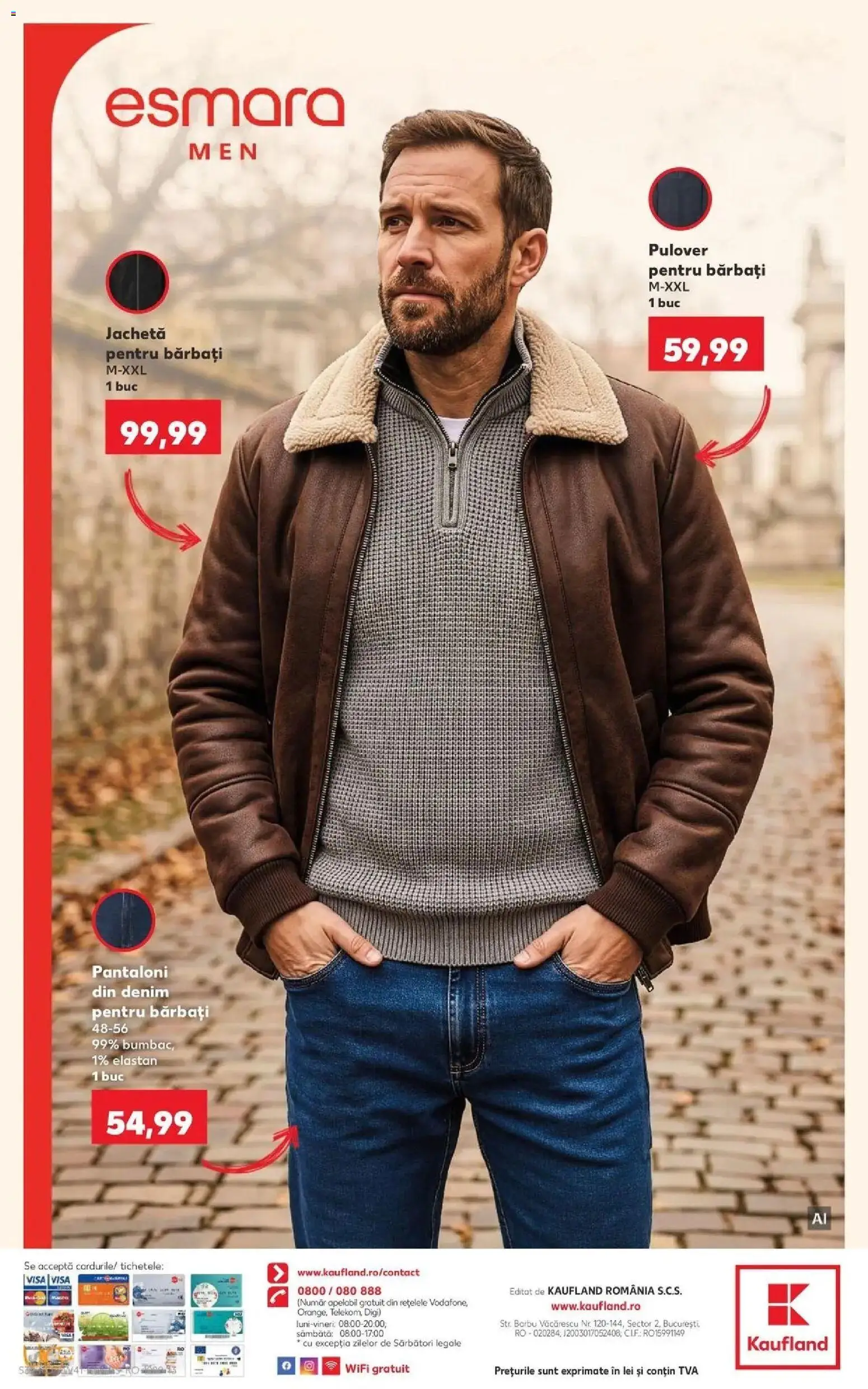 Kaufland Arad 07.10.2026 - Revista si Oferta | Pagină: 32 | Produse: Jachetă, Pulover, Pantaloni