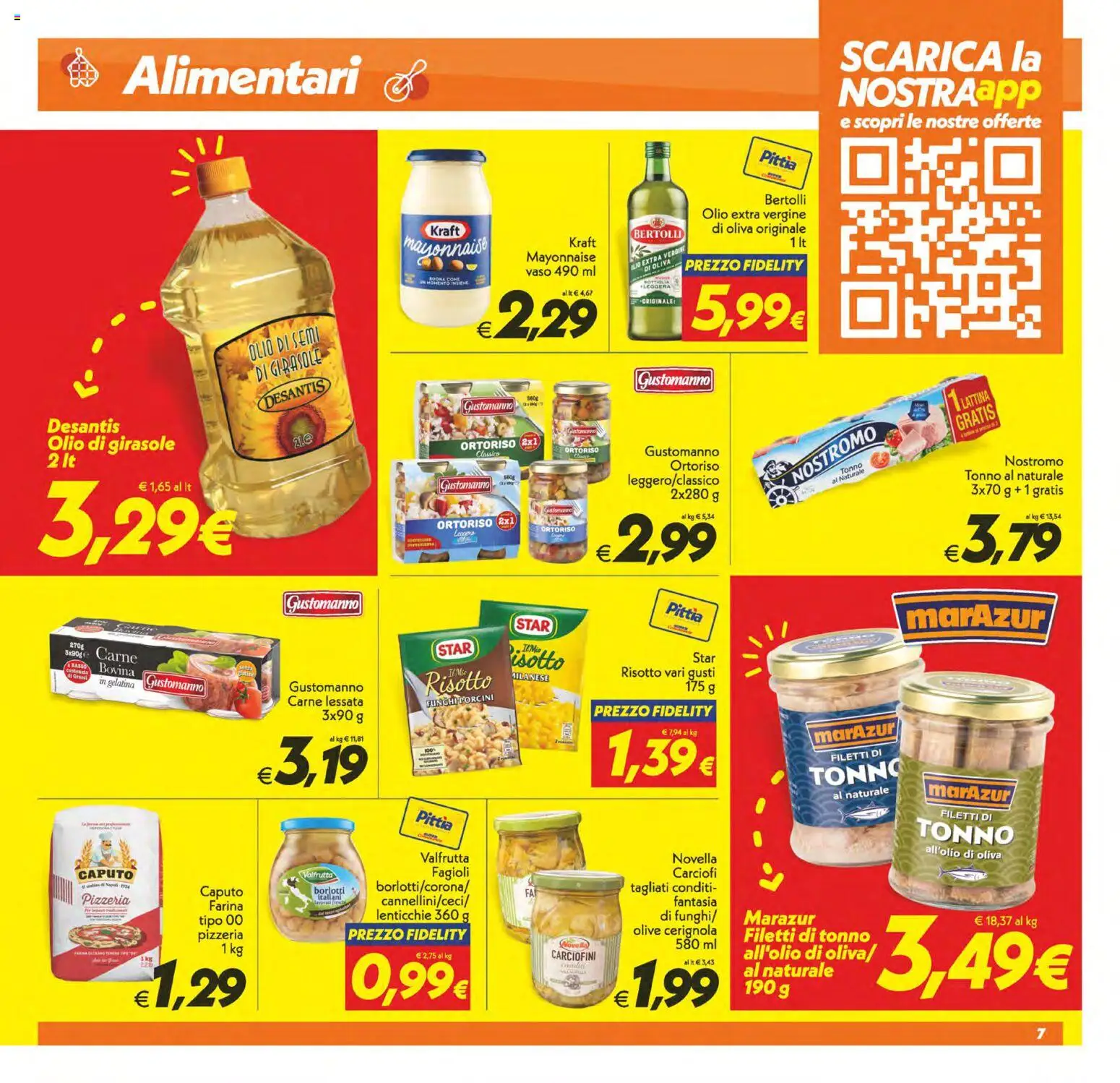 Volantino SuperConveniente del 08.05.2026 | Pagina: 7 | Prodotti: Fagioli, Olive, Tonno, Olio di semi di girasole