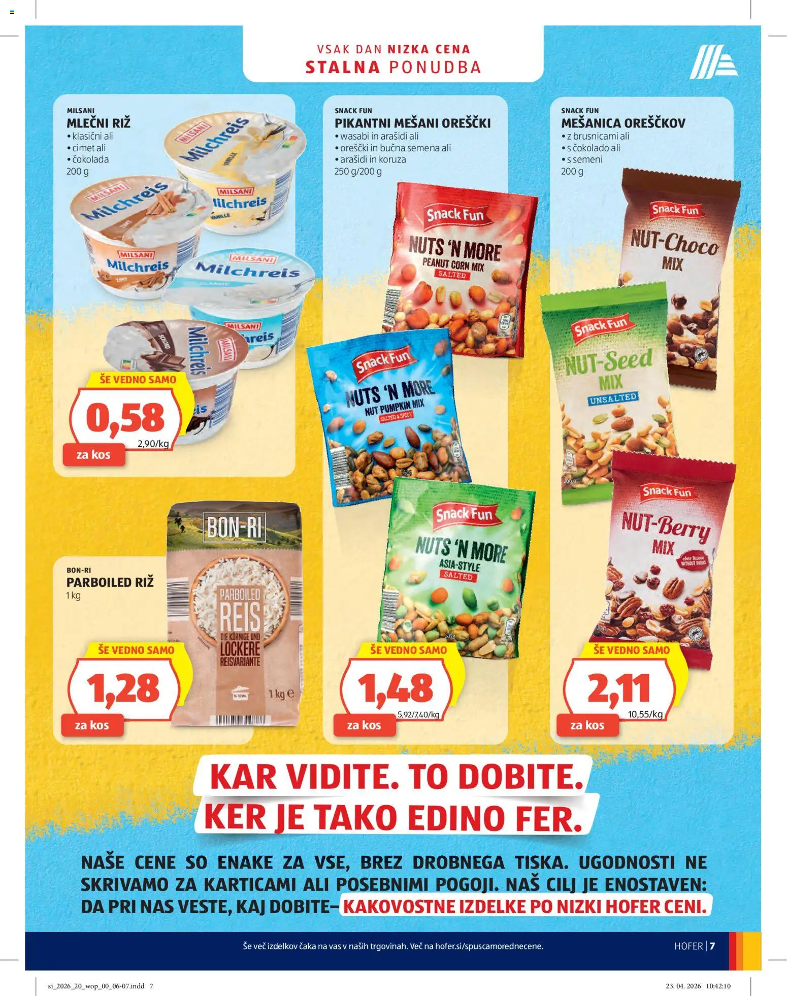 Hofer SI katalog | vrijedi od 06.05.2026 | Stranica: 7 | Proizvodi: Čokolada