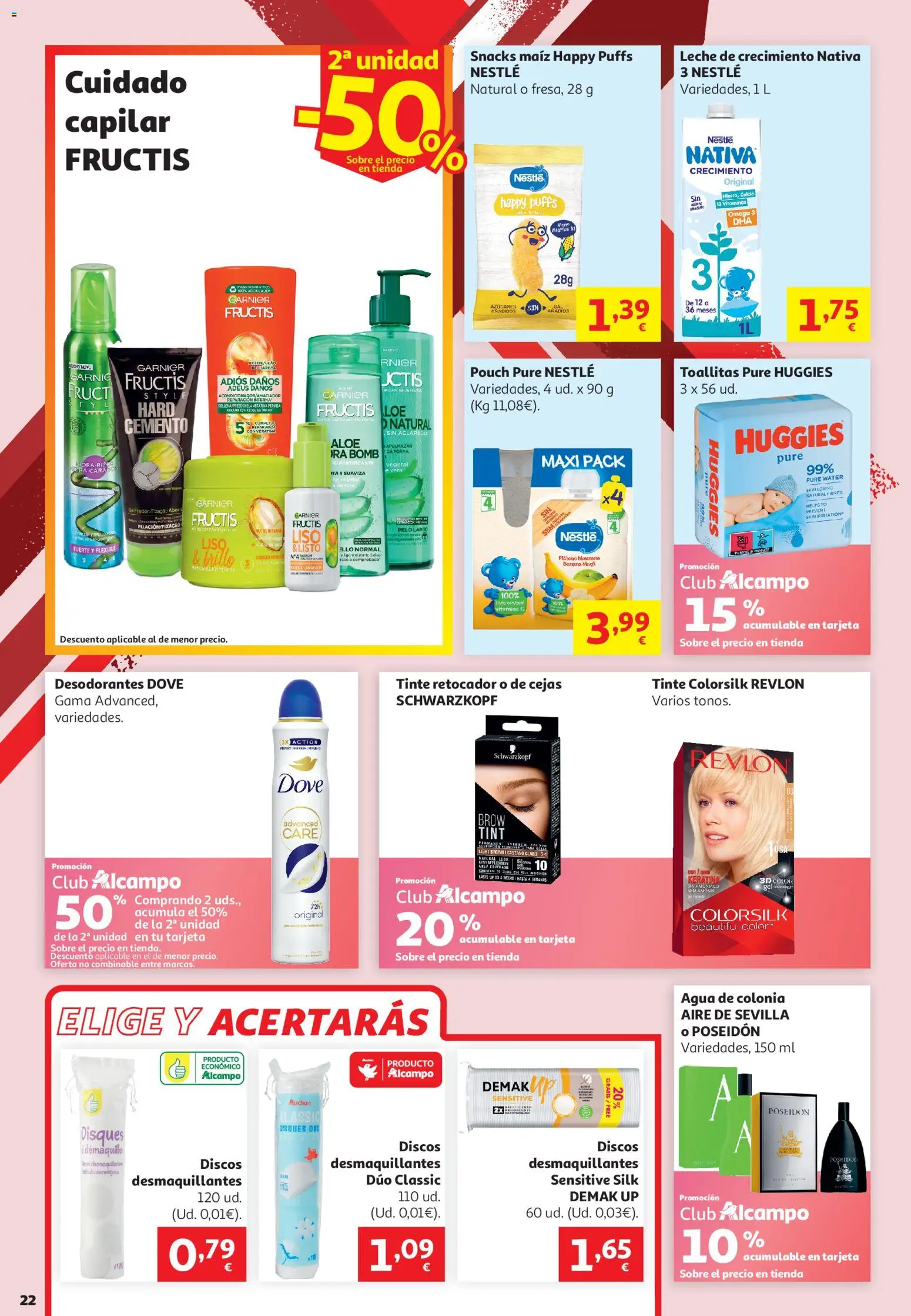 Alcampo - HG General │ válido desde el 16.06.2026 | Página: 22 | Productos: Agua de colonia, Δοχείο φοντί, Colonia, Leche