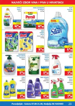 Vrutak Katalog - Pregled kataloga iz trgovine Vrutak, vrijedi od 11.05.2026 | Stranica: 23 | Proizvodi: Sapun, Ajax, Persil, Meri Merino