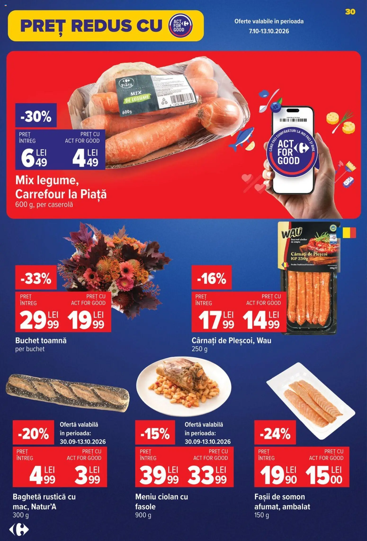 Noul catalog Carrefour – valabil de la 30.09.2026 | Pagină: 30 | Produse: Broccoli