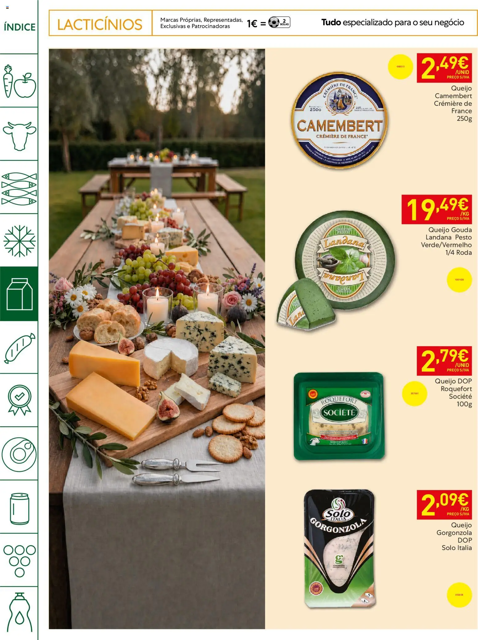 Recheio Horeca Madeira │ válido de 05.05.2026 | Página: 14 | Produtos: Queijo