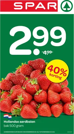 Spar folder - Voorbeeld van een folder van Spar, geldig van 02-07-2026