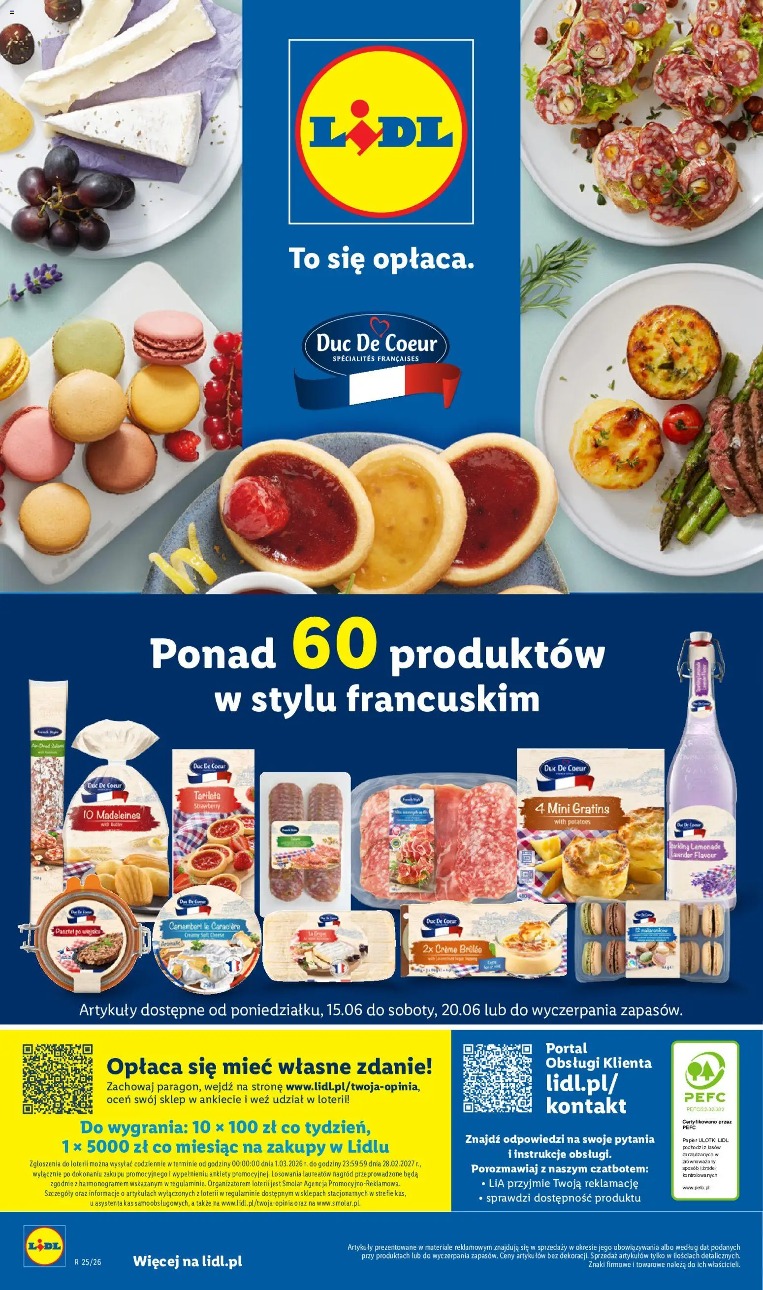Lidl Polsko katalog od 15.06.2026 | Strana: 56 | Produkty: Crème brûlée, Camembert