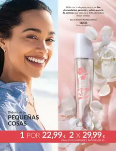 Vista previa Eau de Toilette Pur Blanca Petal, Brilla con la elegante mezcla de flor de mandarina, gardenia y sedosa esencia de almizcle, que captura la delicada belleza de los pétalos. válido desde el 01.05.2026 | Página: 88 | Productos: Perfume, Eau de toilette