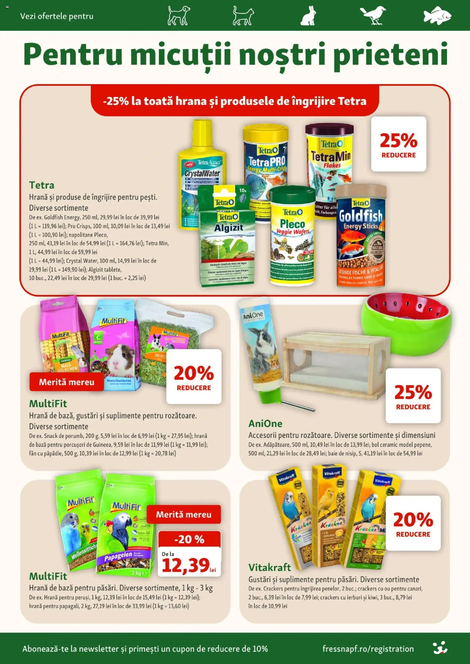 Noul catalog Fressnapf – valabil de la 06.08.2026 | Pagină: 15 | Produse: Bol, Napolitane, Aqua