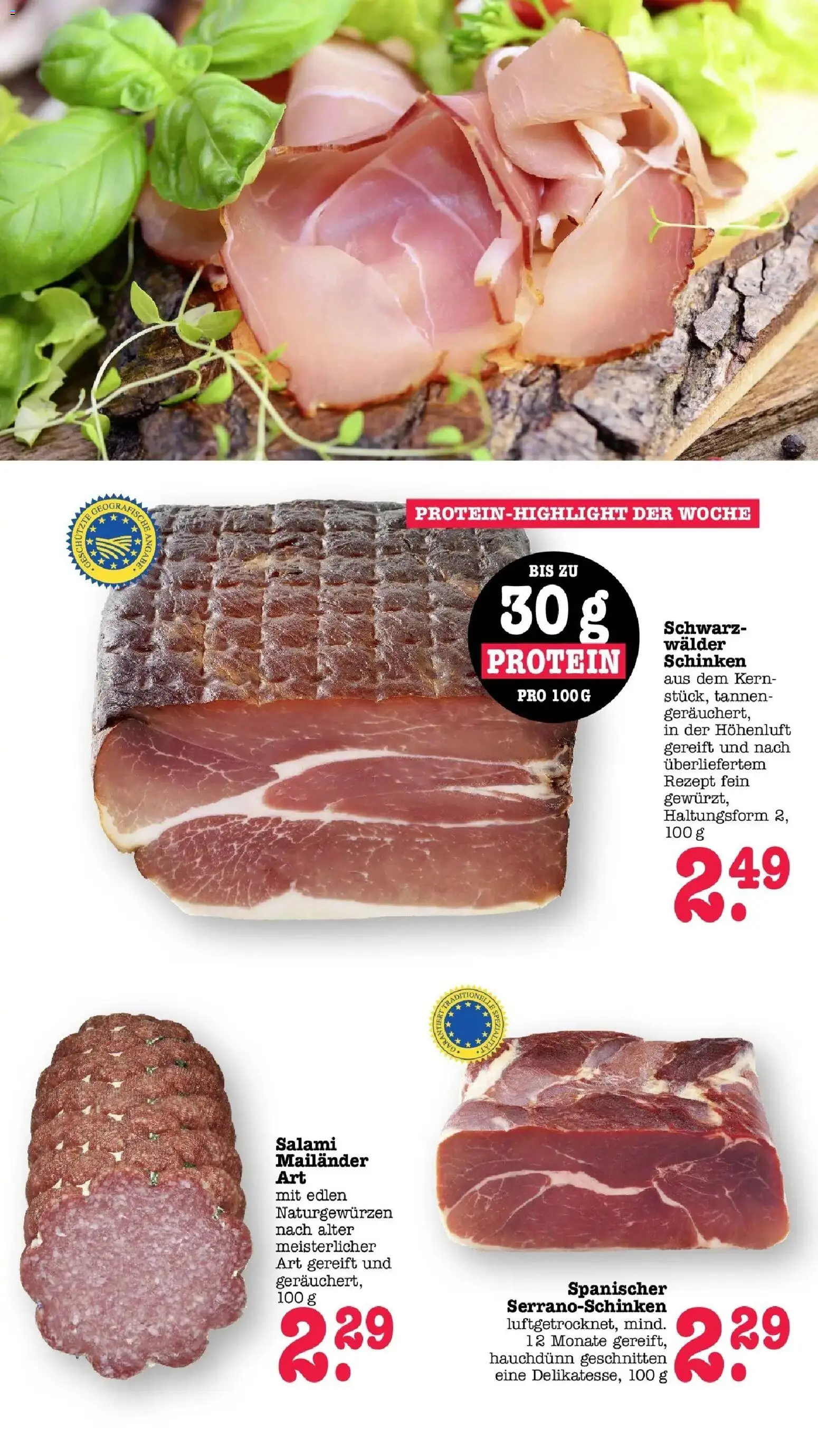Marktkauf Prospekt Wörth Am Rhein (ab 07.09.2026) » Angebote online | Seite: 4 | Produkte: Salami, Schinken
