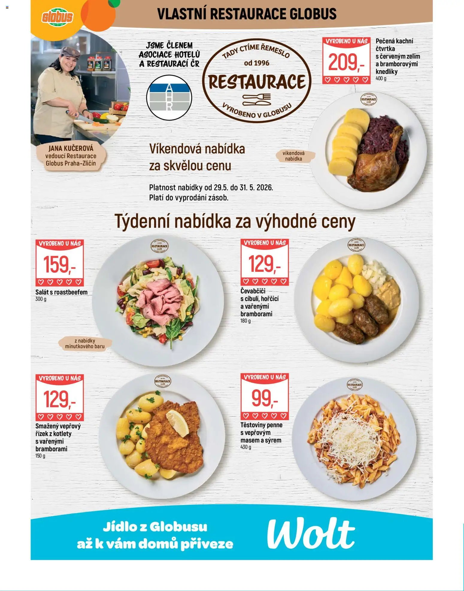 Globus leták - Praha Zličín od 27.05.2026 | Strana: 7 | Produkty: Penne, Globus, Těstoviny, Salát