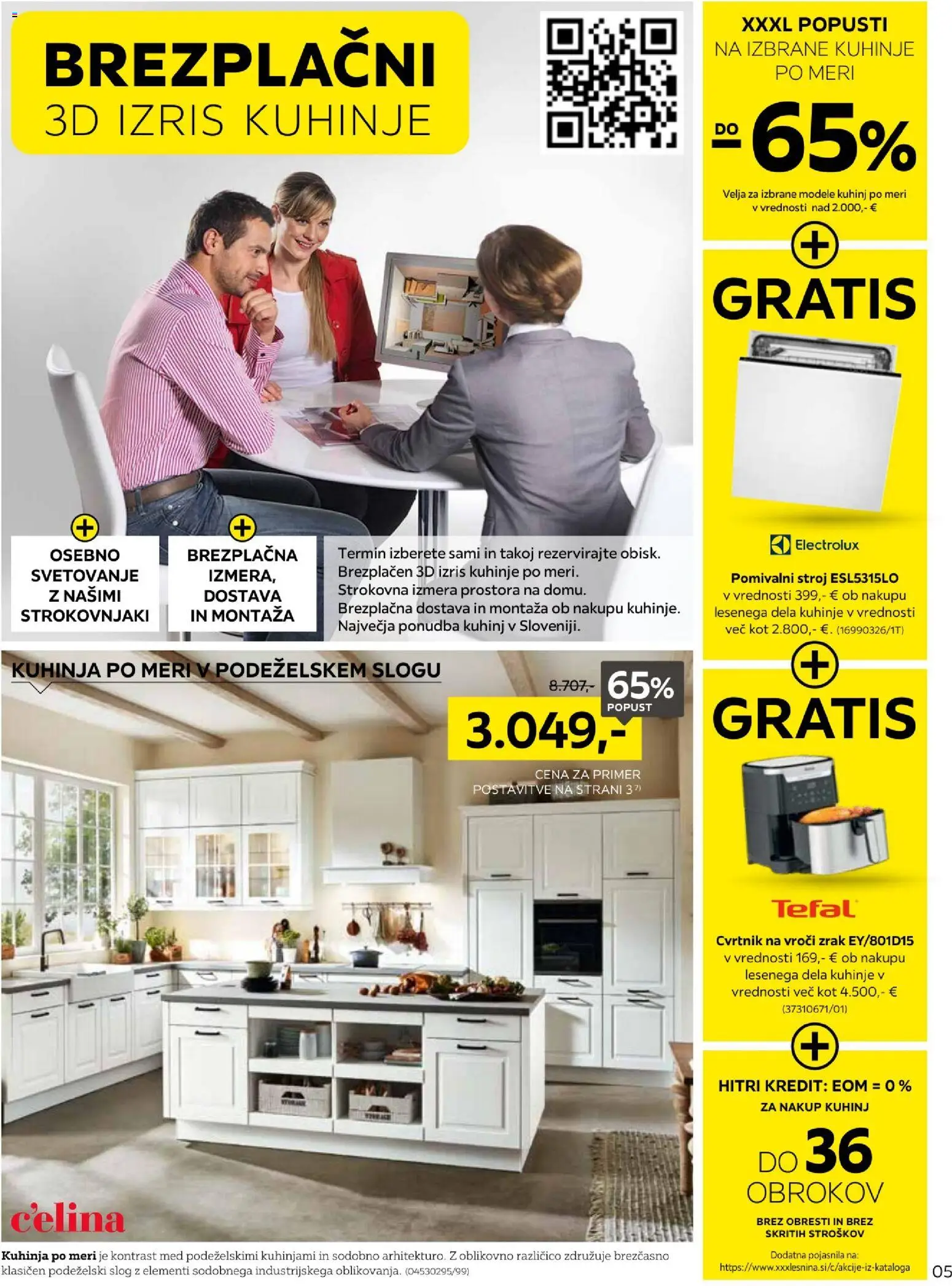 Novi XXXL Lesnina katalog ponudbe – veljaven od 29.06.2026 | Stran: 5 | Izdelki: Pomivalni stroj, Kuhinja