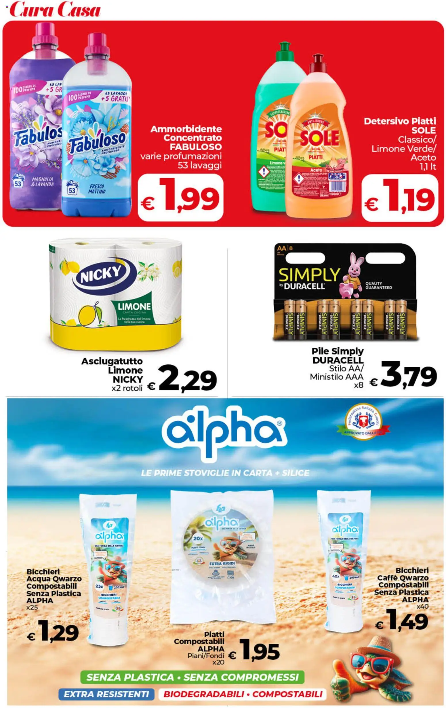 Volantino COOP del 07.04.2026 | Pagina: 41 | Prodotti: Acqua, Limone, Aceto, Asciugatutto