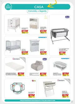 Anteprima del volantino Bimbo store volantino valido a partire dal 11.06.2026 | Pagina: 16 | Prodotti: Lettino, Materasso, Cassettiera, Fasciatoio