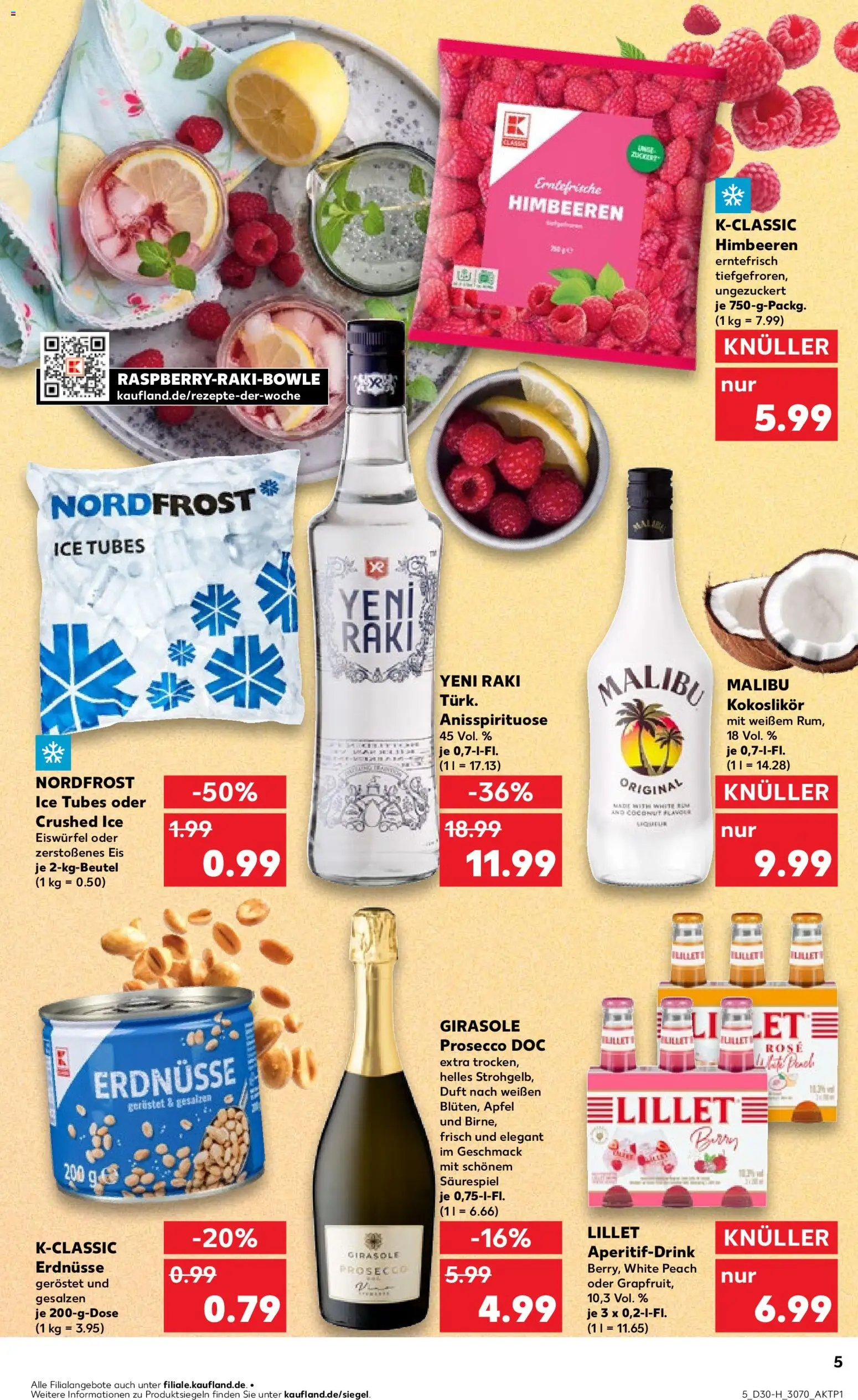 Kaufland Prospekt Leipzig – gültig ab 23.07.2026 | Seite: 5 | Produkte: Erdnüsse, Äpfel, Lillet, Eis