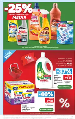 Kaufland RO akciós újság - amely érvényes a következő dátumtól: 10.06.2026 | Oldal: 53 | Termékek: Ariel, Grill