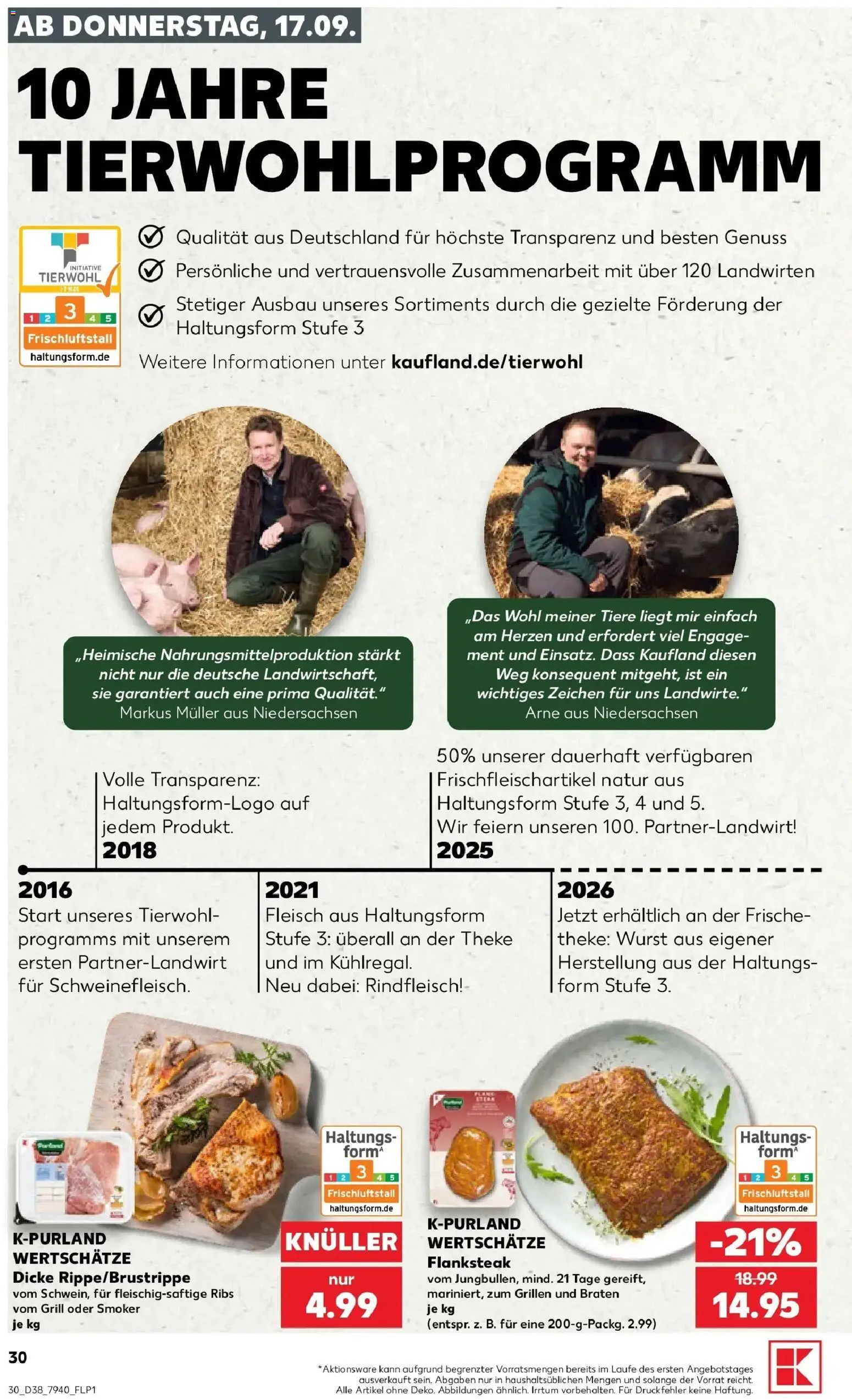 Prospekt Kaufland ab 14.09.2026 » Angebote Online zum Blättern | Seite: 42 | Produkte: Grill, Theke, Rindfleisch, Fleisch