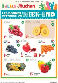 Auchan - Prévisualisation de Auchan les bons plans du week-end dans votre hyper valide à partir de 09/07/2026