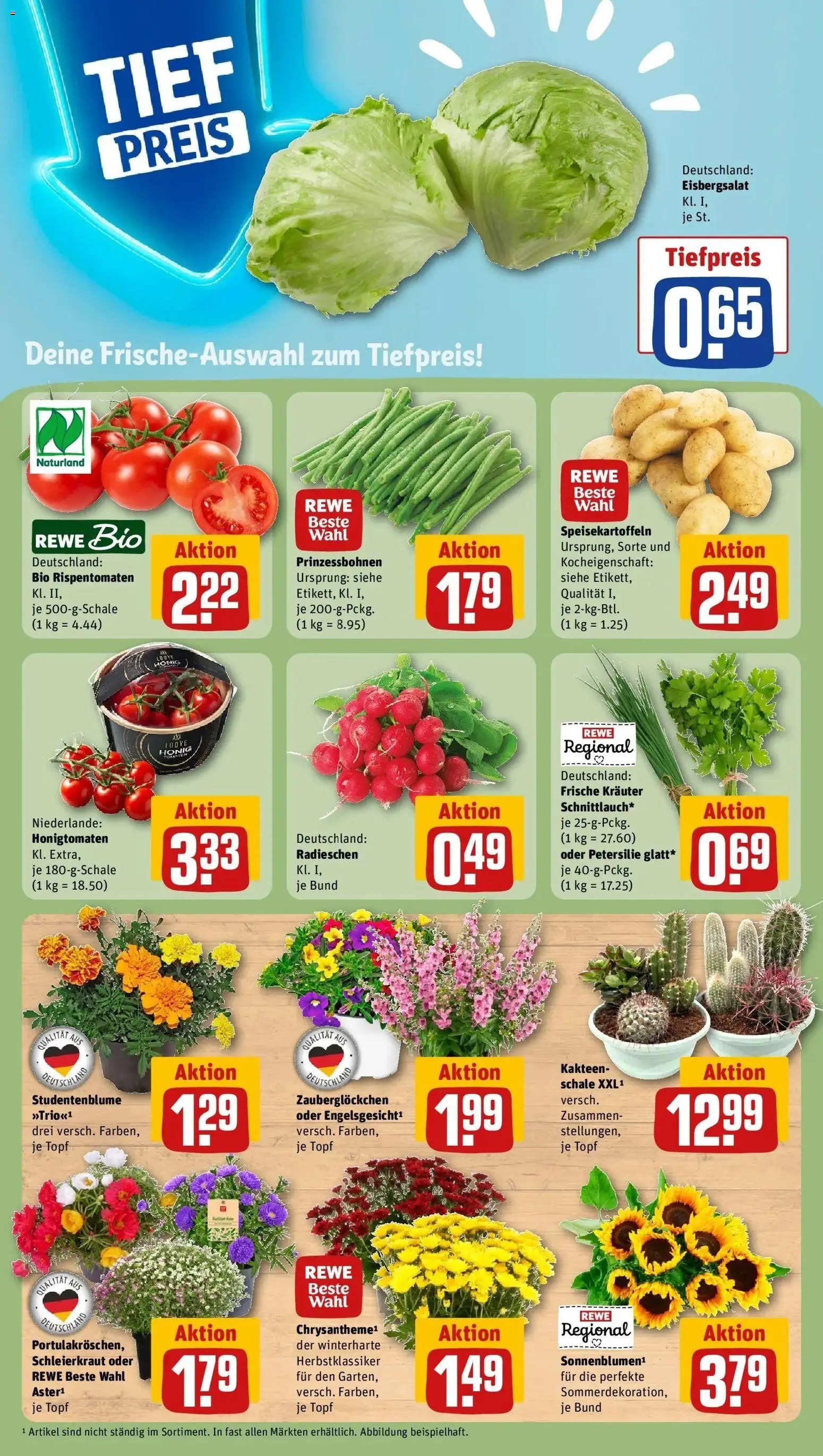Rewe Prospekt Unna – gültig ab 05.07.2026 | Seite: 5 | Produkte: Eisbergsalat, Petersilie