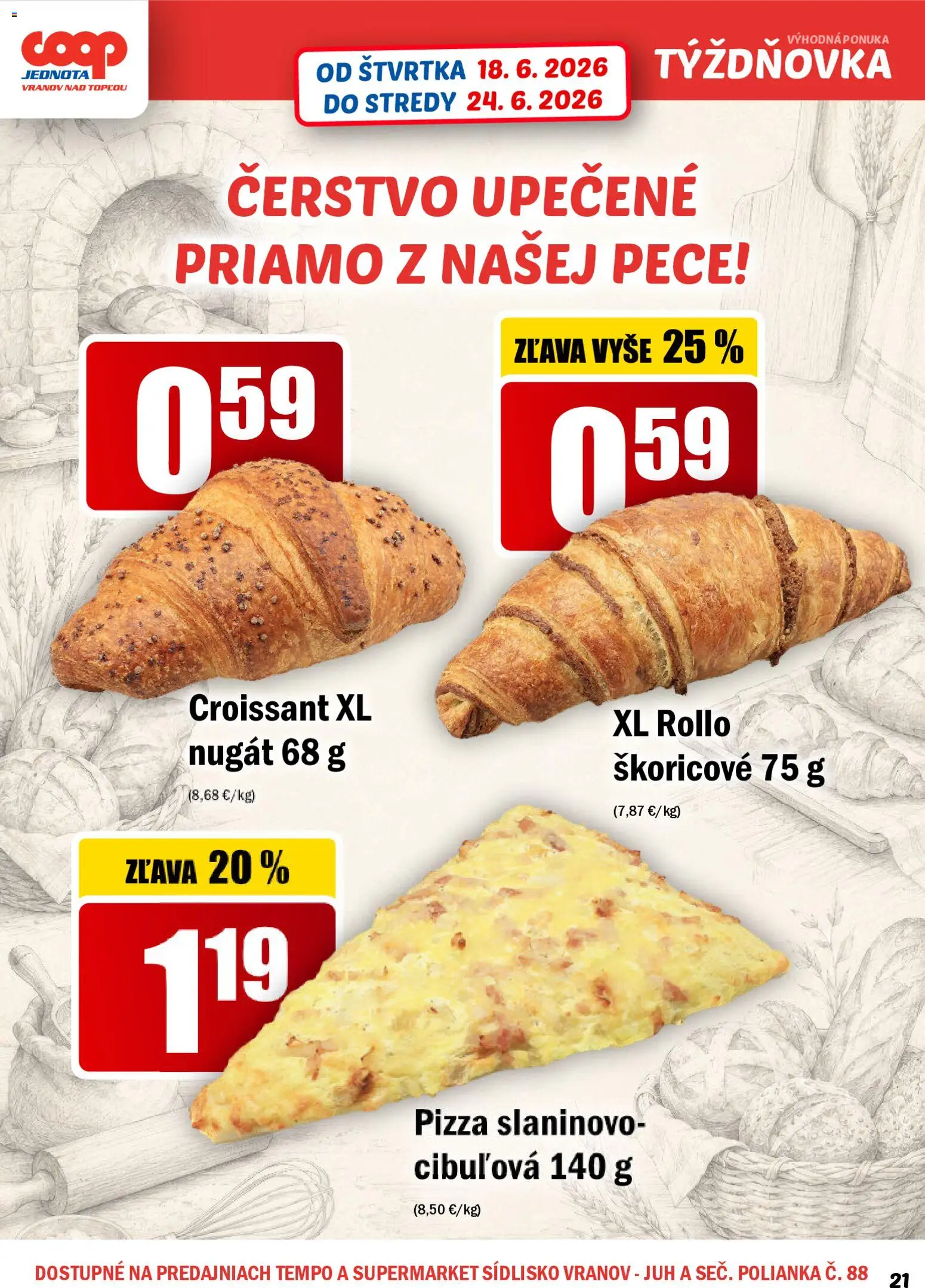 Nové COOP Jednota akcie – leták je platný od 18.06.2026 | Strana: 21
