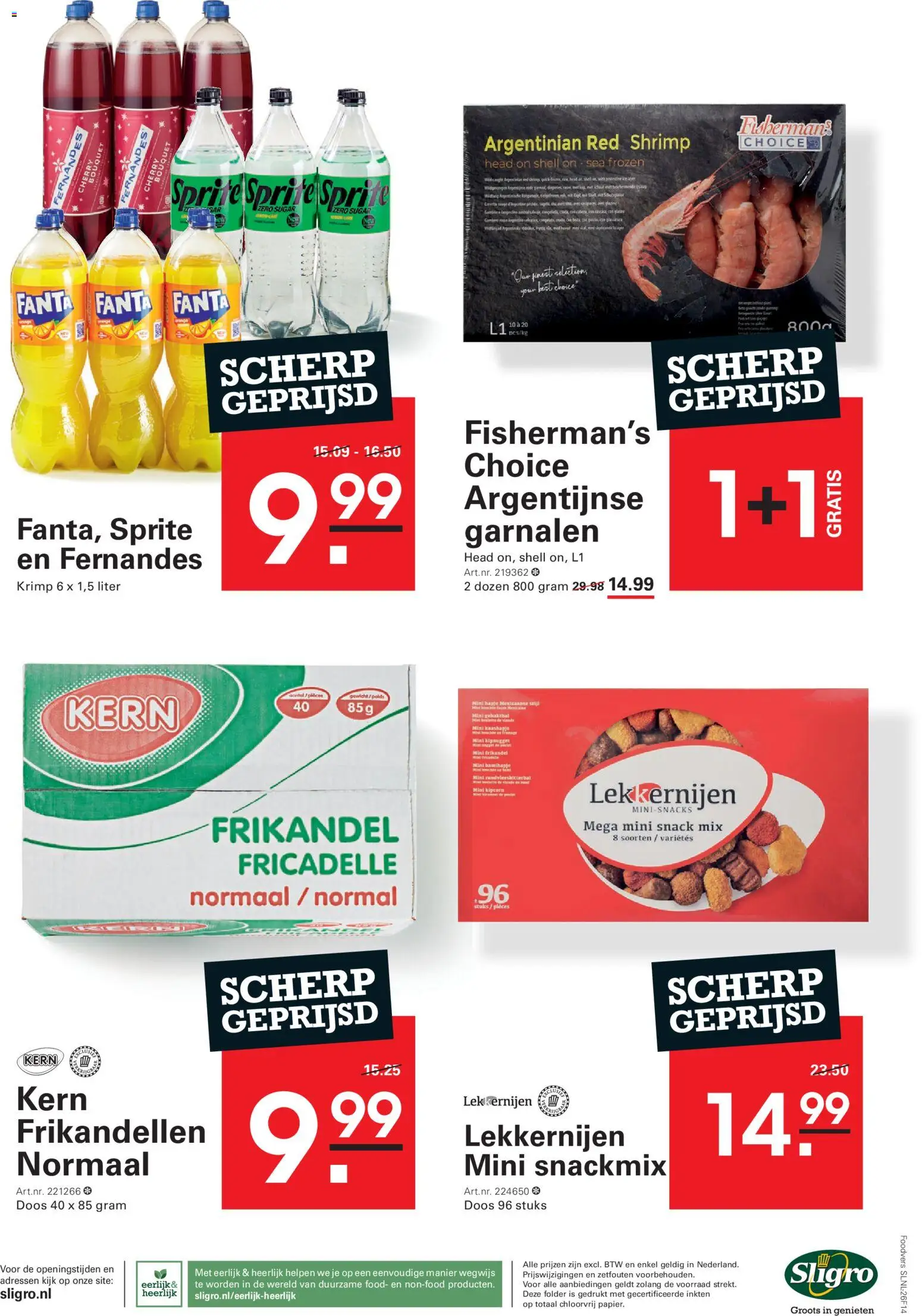 {H1} | Pagina: 44 | Producten: Fanta, Sprite, Gewicht, Garnalen