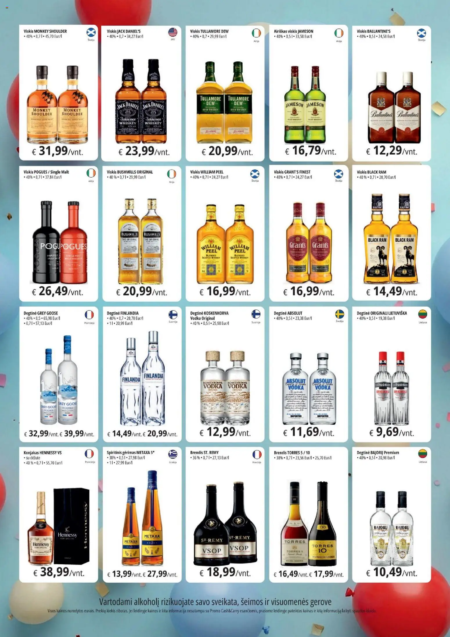 ePromo akcijos nuo 29.05.2026 | Puslapis: 1 | Prekių: Degtinė, Viskis