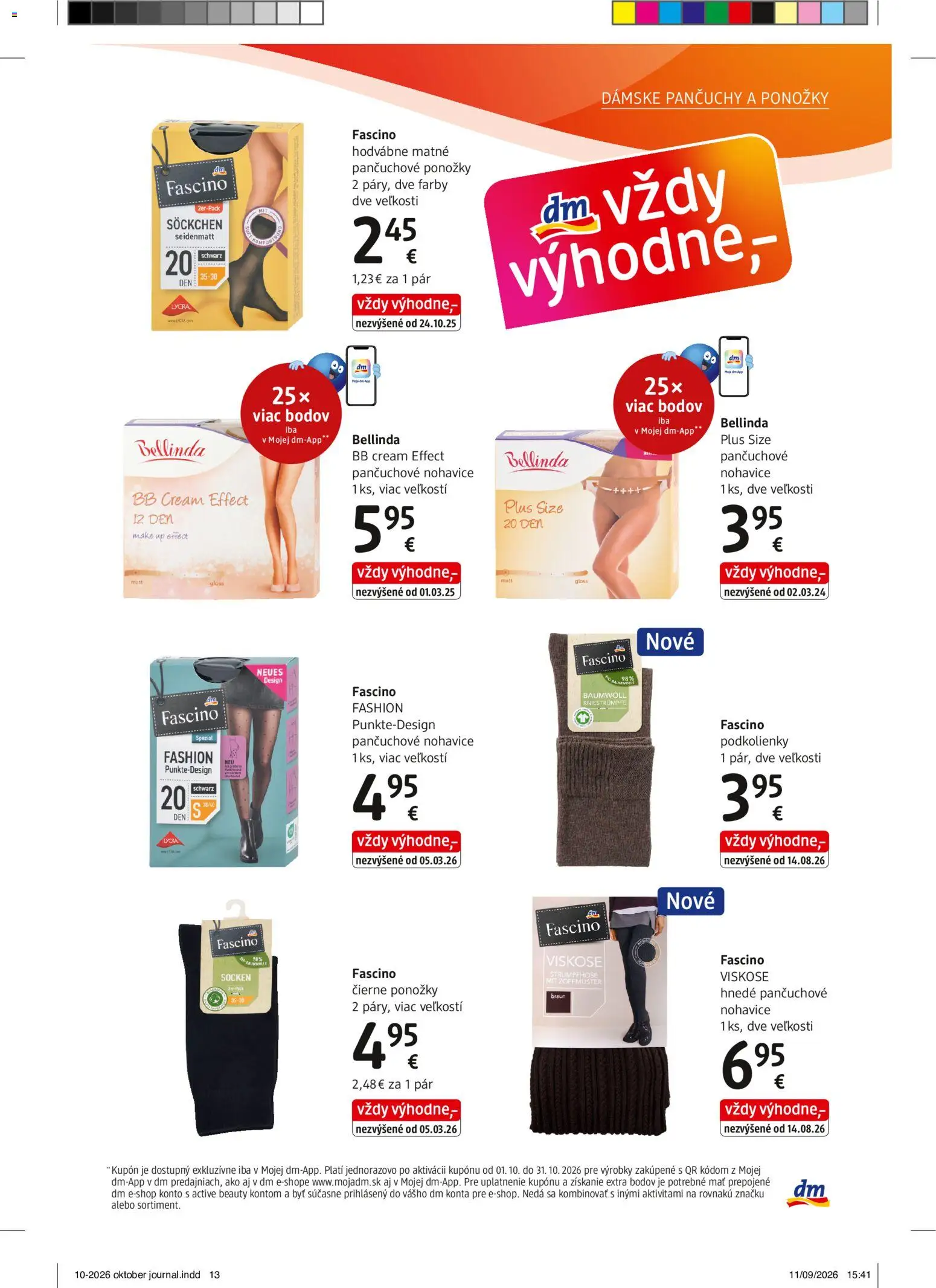 Nové dm drogerie akcie – leták je platný od 01.10.2026 | Strana: 13