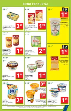 AIBE leidinys galioja nuo 2026.09.17 | Puslapis: 9 | Prekių: Margarinas, Varškė, Grietinė, Pieno produktai