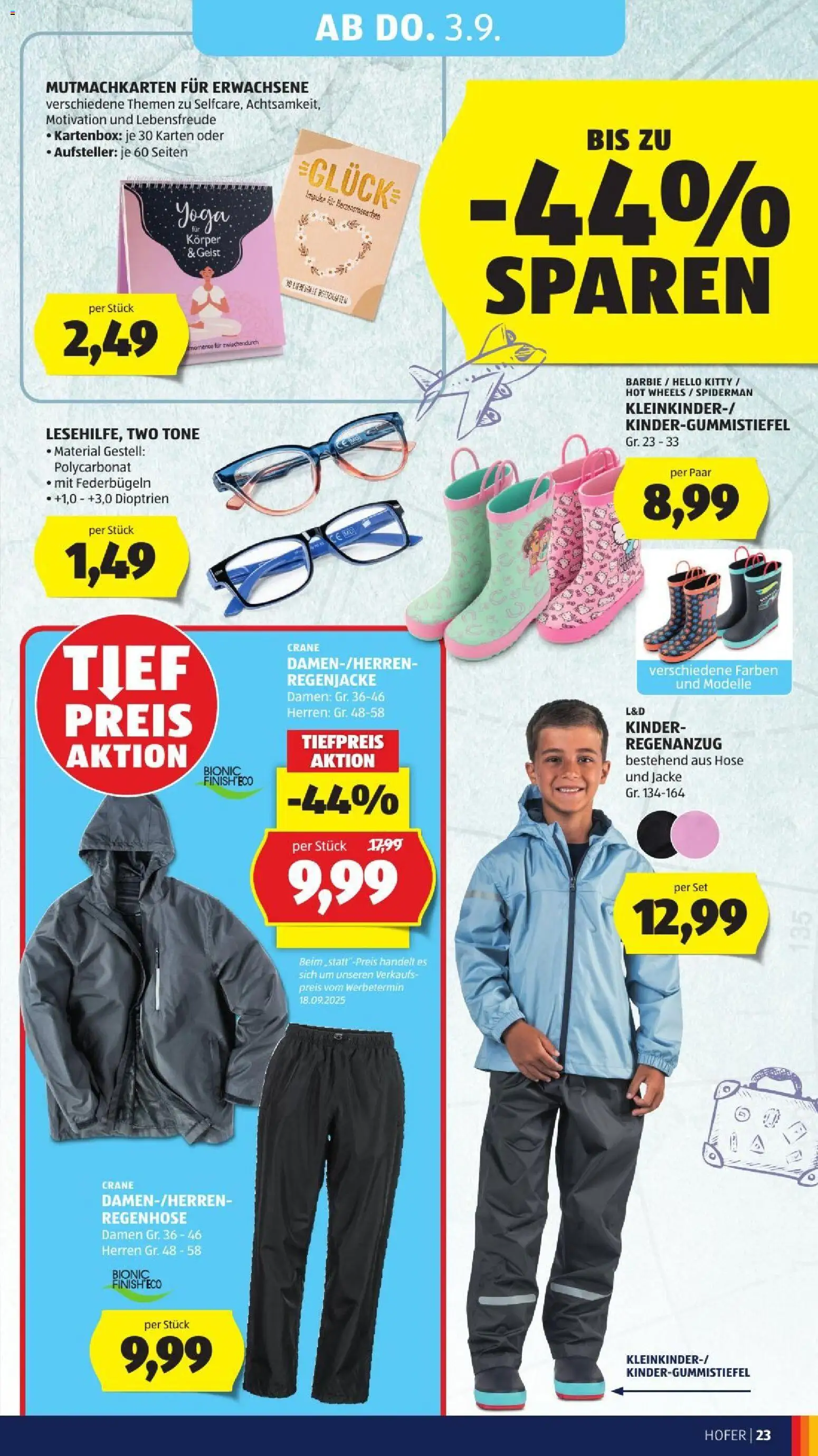 Hofer AT akciós ujság - amely érvényes a következő dátumtól: 2026.08.28. | Oldal: 35 | Termékek: Hot Wheels, Kinder, Finish