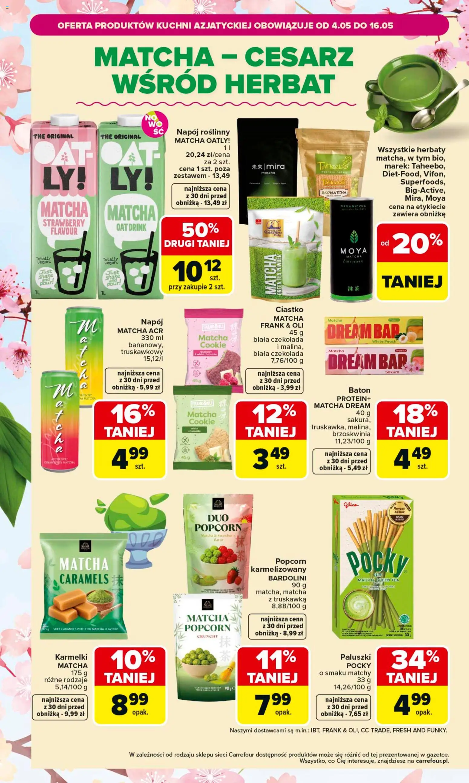 Carrefour gazetka - Kuchnia azjatycka od 04.05.2026 | Strona: 14 | Produkty: Brzoskwinia, Pocky, Paluszki, Popcorn