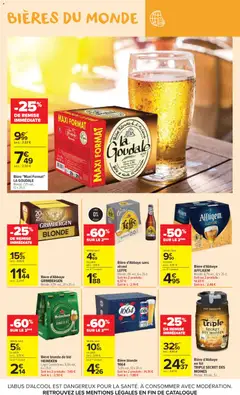 Carrefour Market - Prévisualisation de Carrefour Market catalogue valide à partir de 07/07/2026 | Page: 38 | Produits: Alcool, Bière blonde, Bière, Heineken
