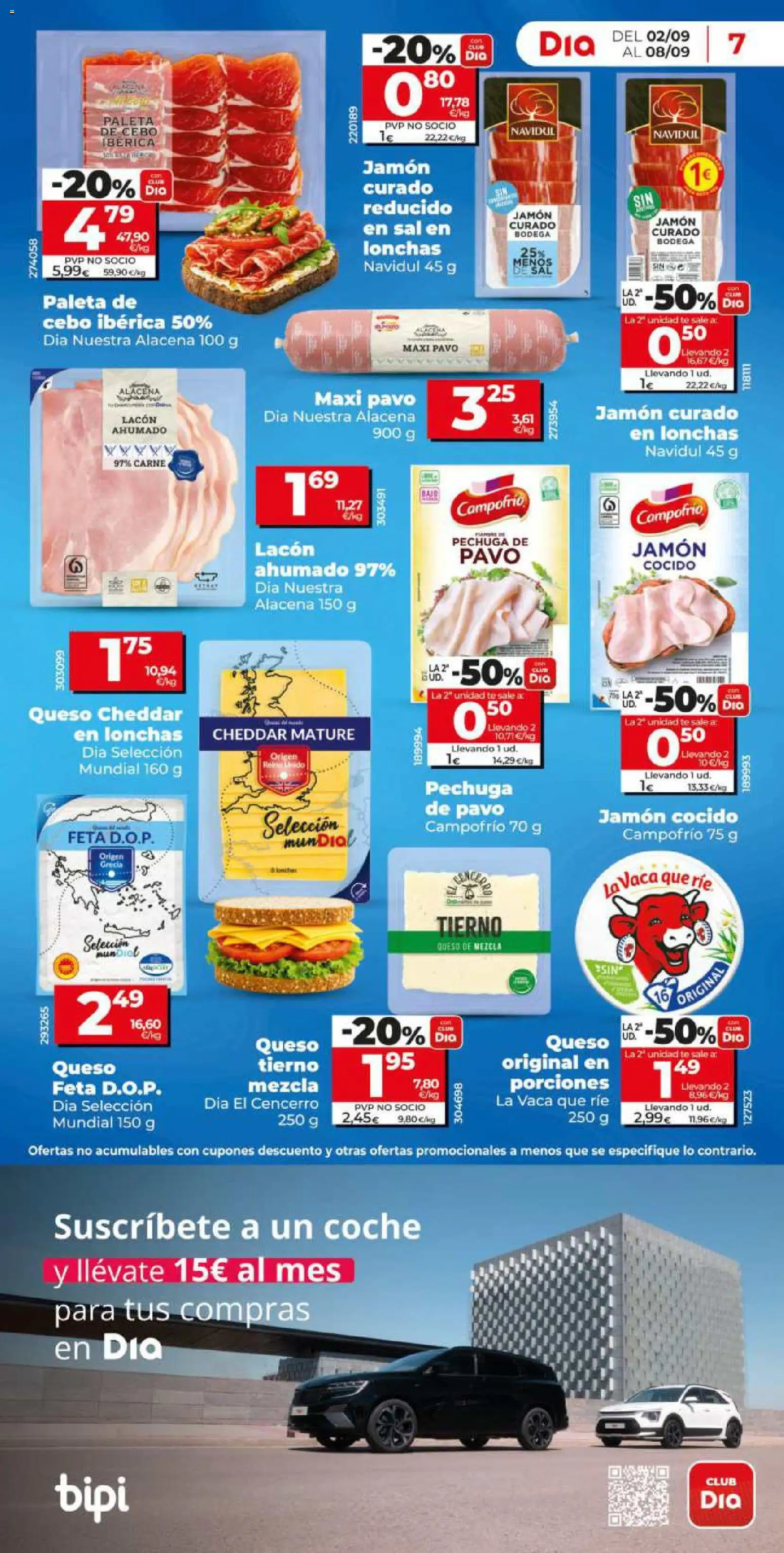 Dia - folleto │ válido desde el 02/09/2026 | Página: 7 | Productos: Queso, Jamón, Queso Feta, Té