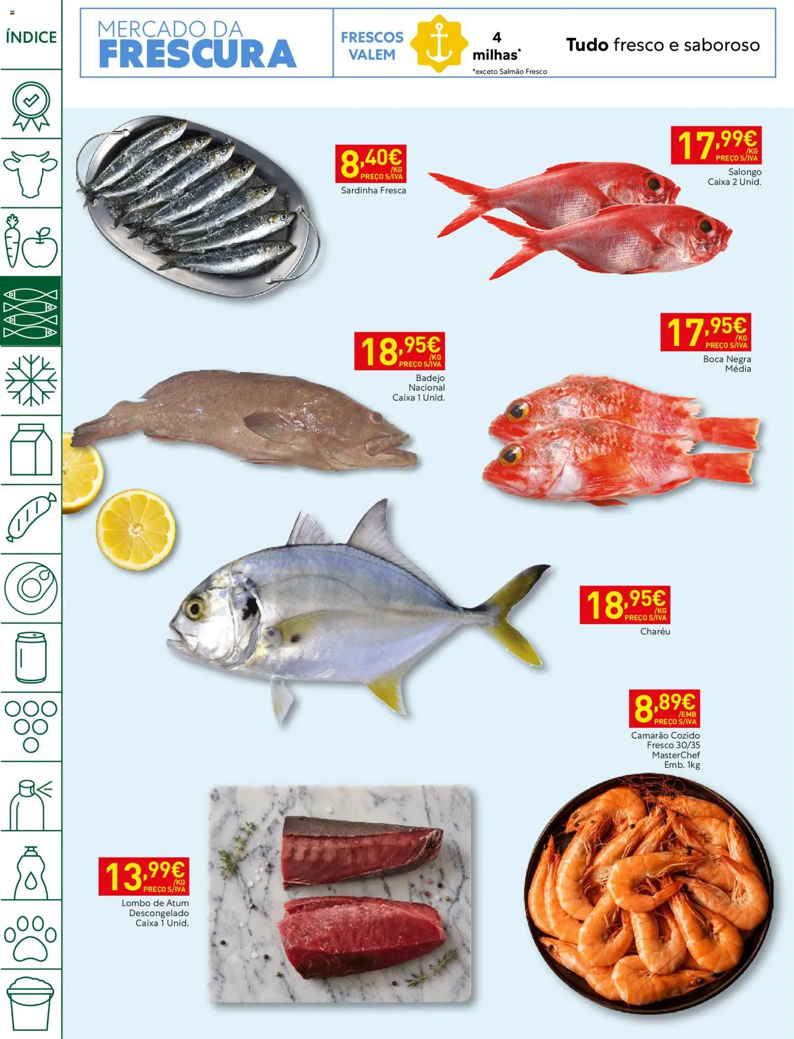 Recheio folheto Madeira │ válido de 20/10/2026 | Página: 6 | Produtos: Camarão, Salmão, Caixa, Lombo