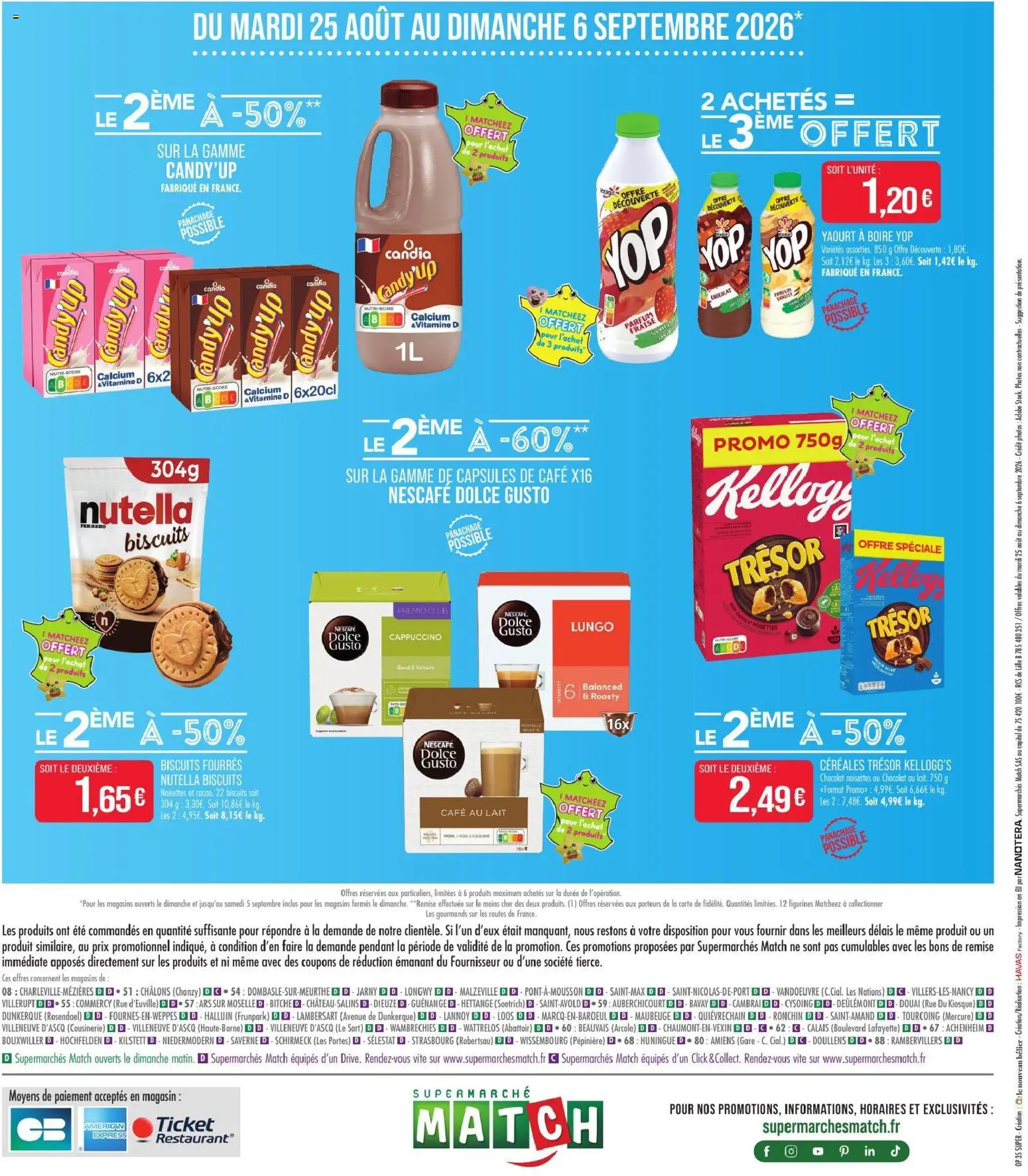 {H1} | Page: 26 | Produits: Cappuccino, Noisettes, Nescafe dolce gusto, Biscuits