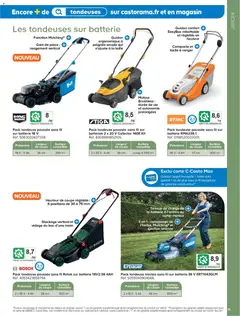 Castorama - Prévisualisation de Castorama catalogue valide à partir de 26.02.2026 | Page: 91 | Produits: Tondeuse, Batterie
