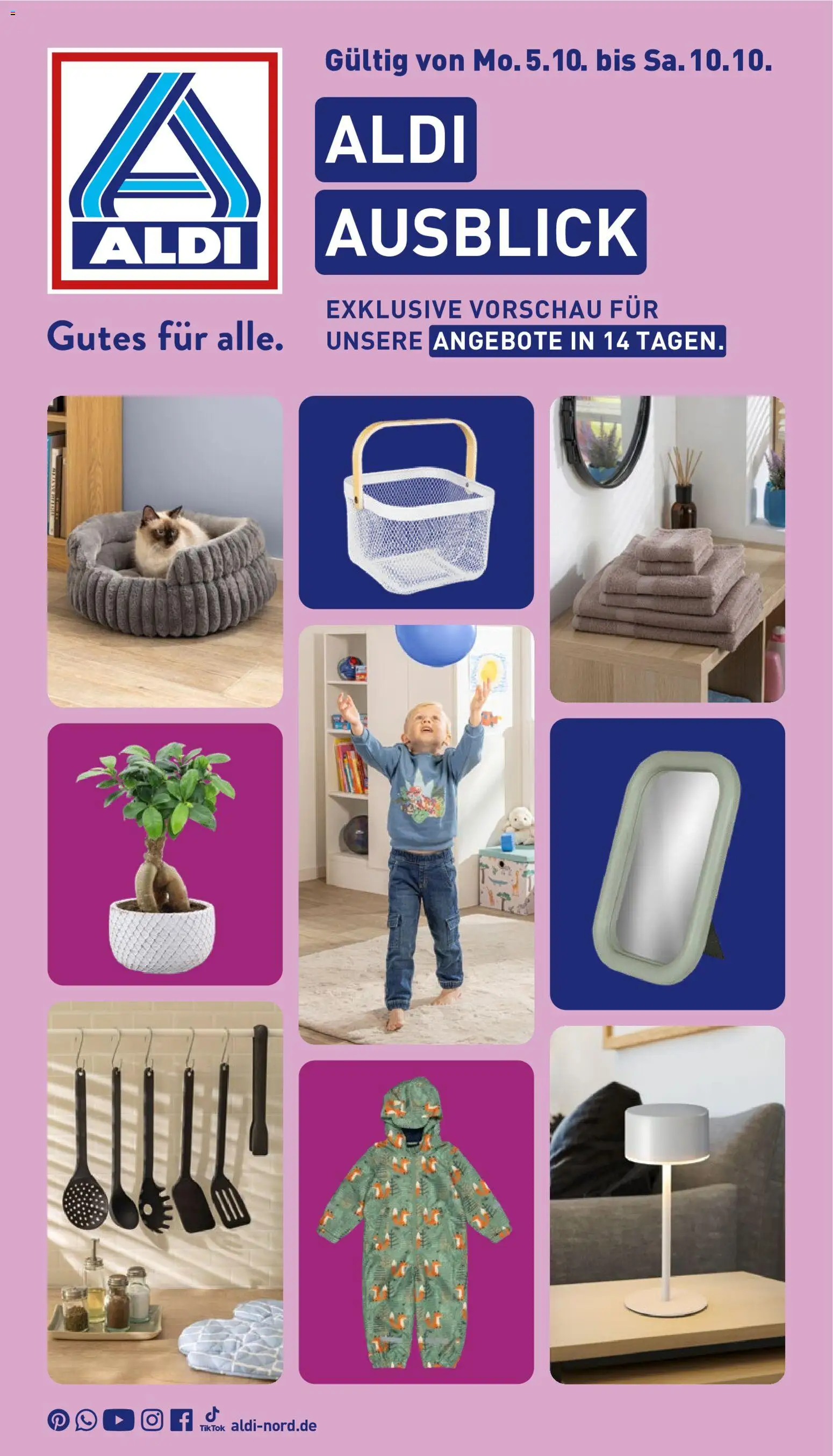Aldi Prospekt – gültig ab 05.10.2026 | Seite: 1