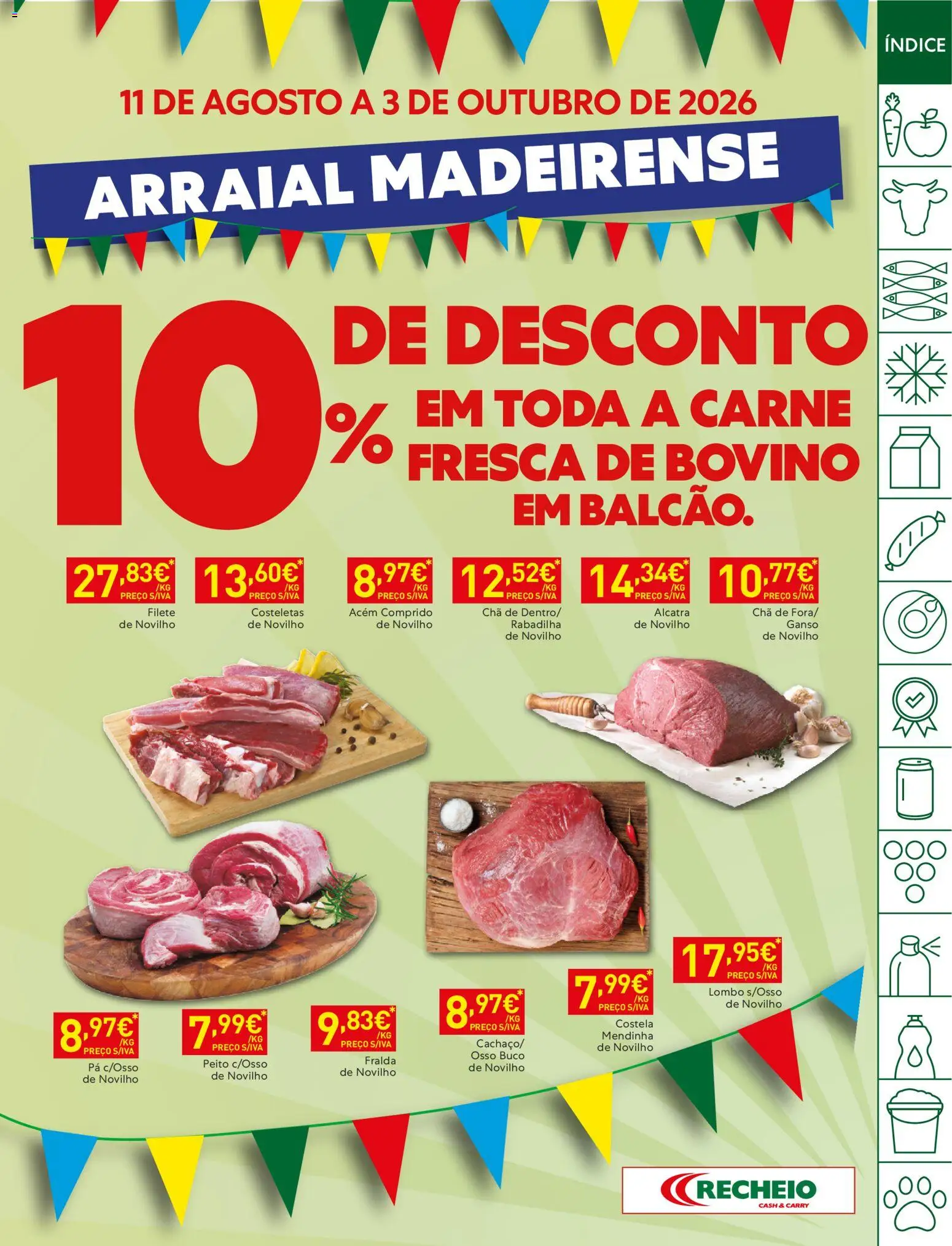 Recheio folheto Madeira │ válido de 01/09/2026 | Página: 37 | Produtos: Lombo, Chá, Ganso, Filete