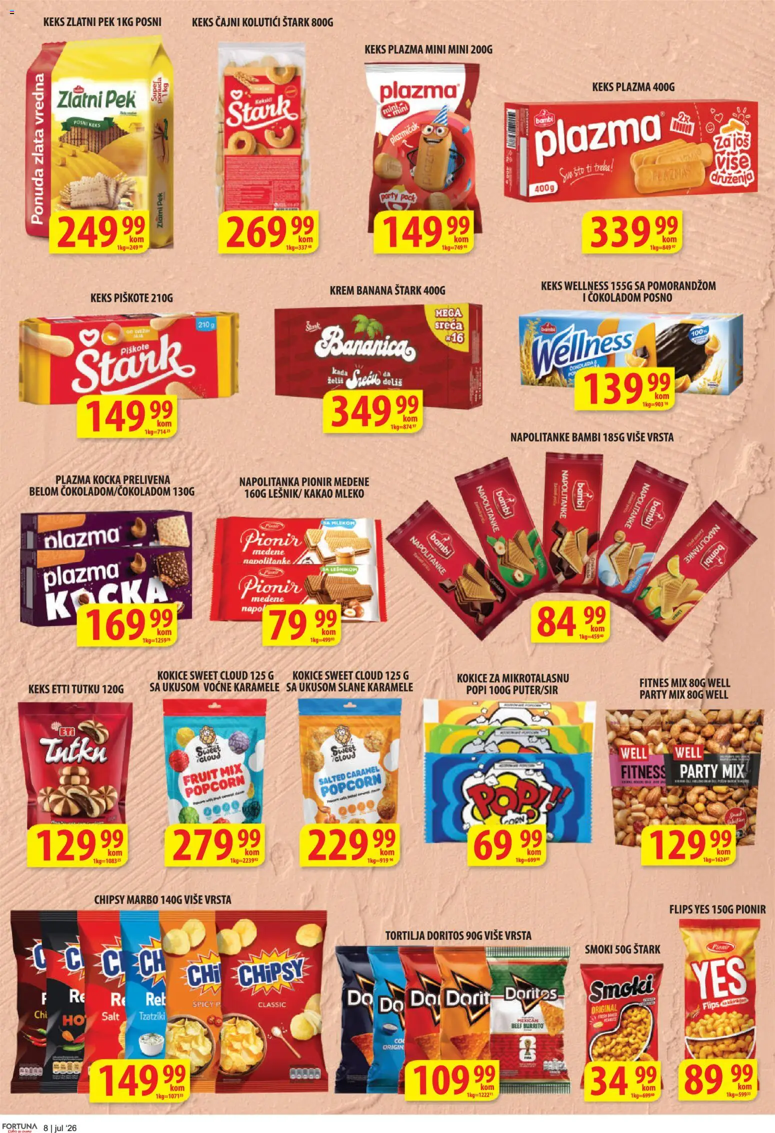 Fortuna Market katalog - važi od 08.07.2026 | Strana: 8