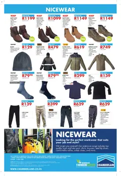 Chamberlain specials catalogue – valid from 18.06.2026 | Page: 12 | Products: Vest, Jacket, Socks, Beanie