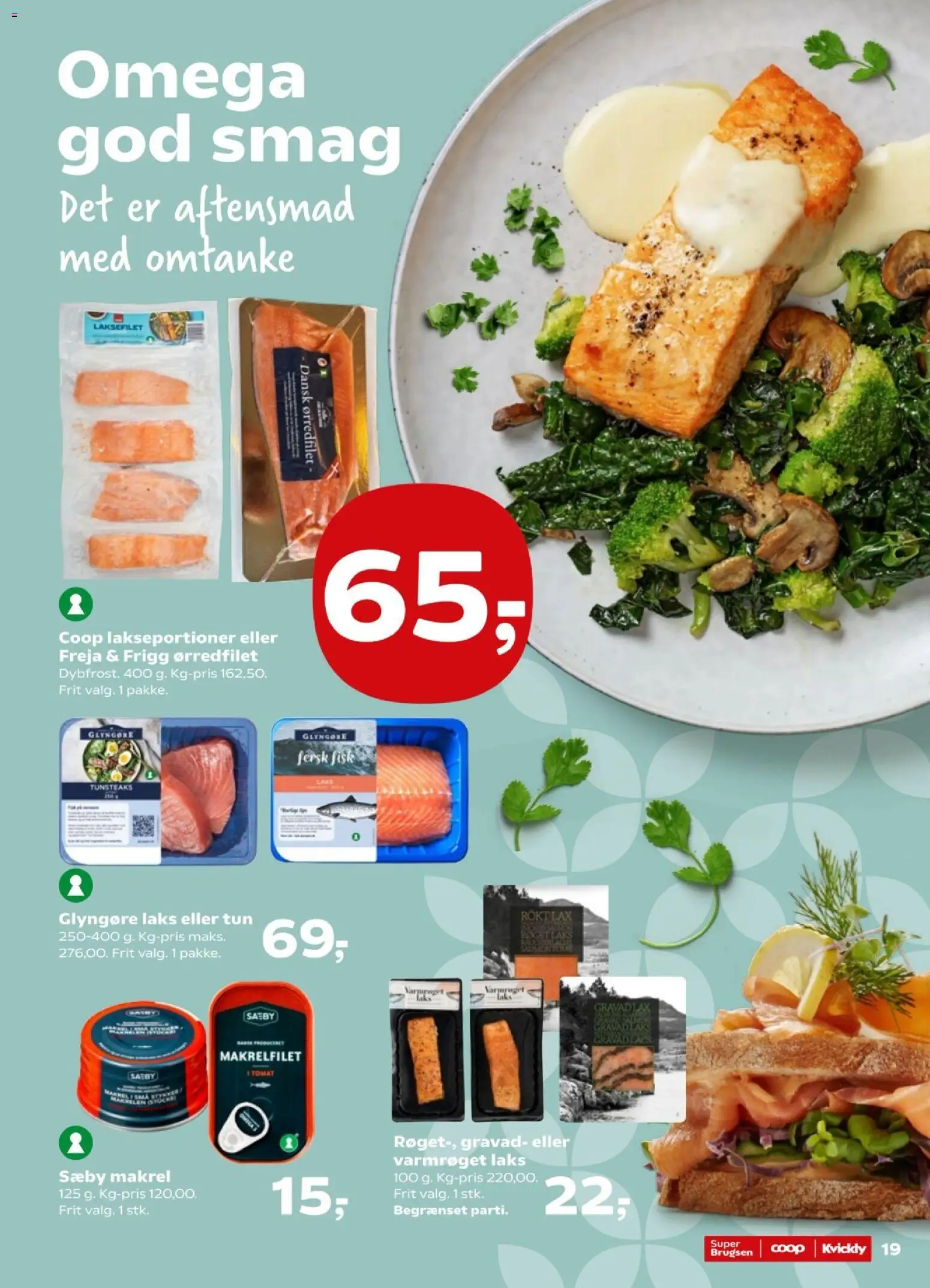 Kvickly tilbudsavis – gyldig fra 12.06.2026 | Side: 23 | Produkter: Fisk, Makrel, Tun