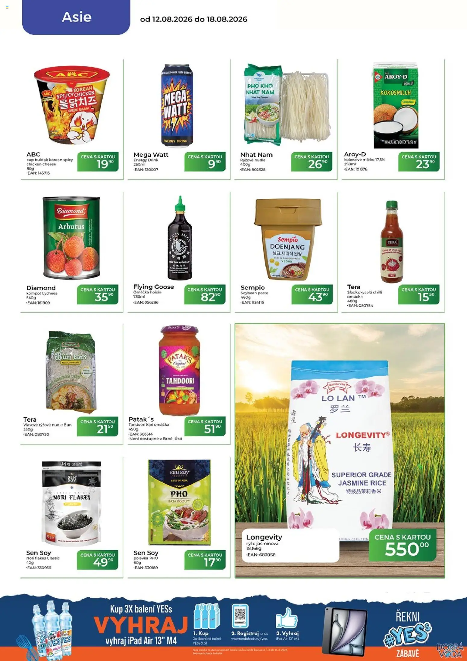 Tamda Foods leták od 12.08.2026 | Strana: 44 | Produkty: Vegan, Kokosové mléko, Ipad, Energy drink