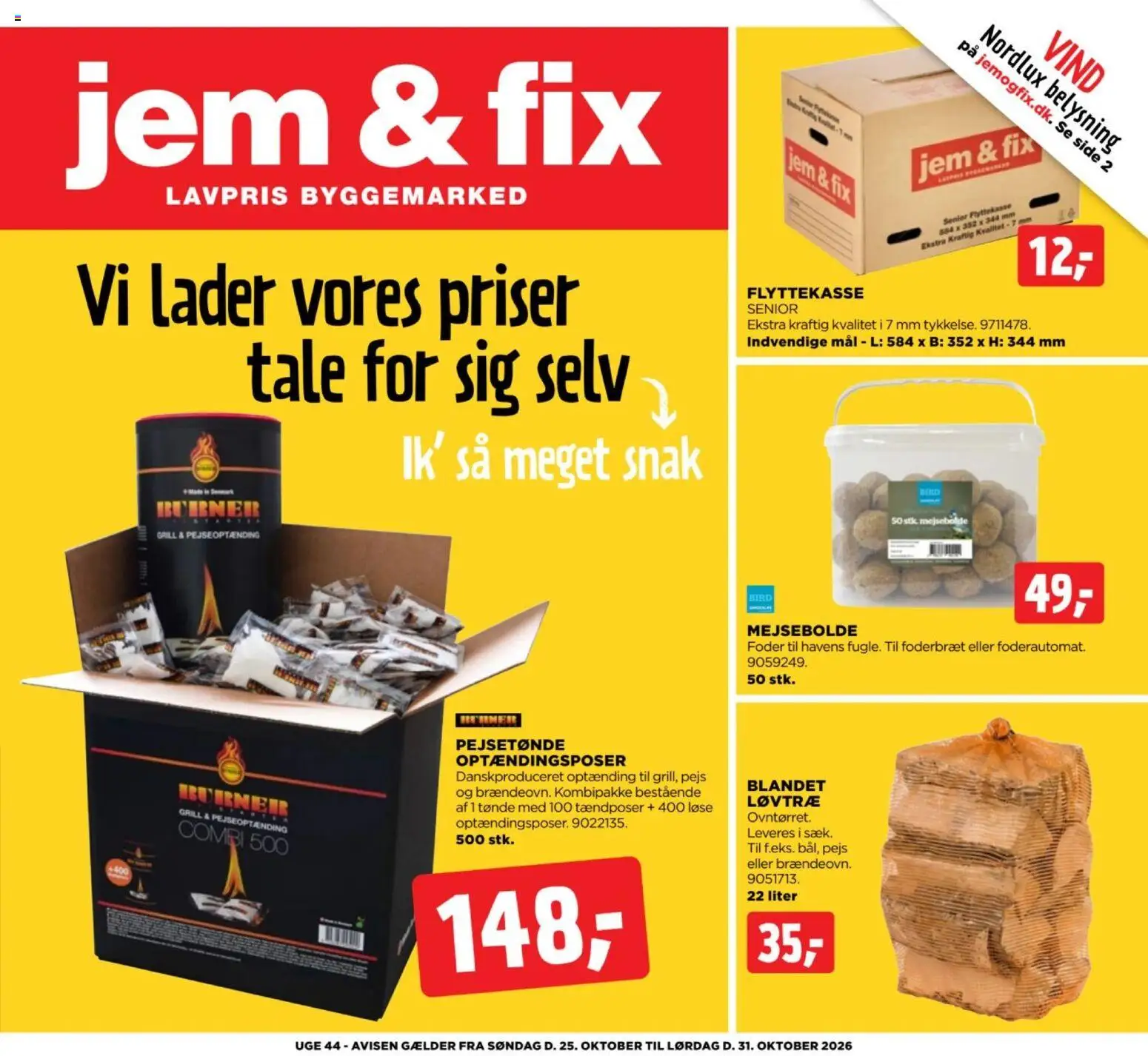 Jem & fix tilbudsavis – gyldig fra 25/10/2026 | Side: 1