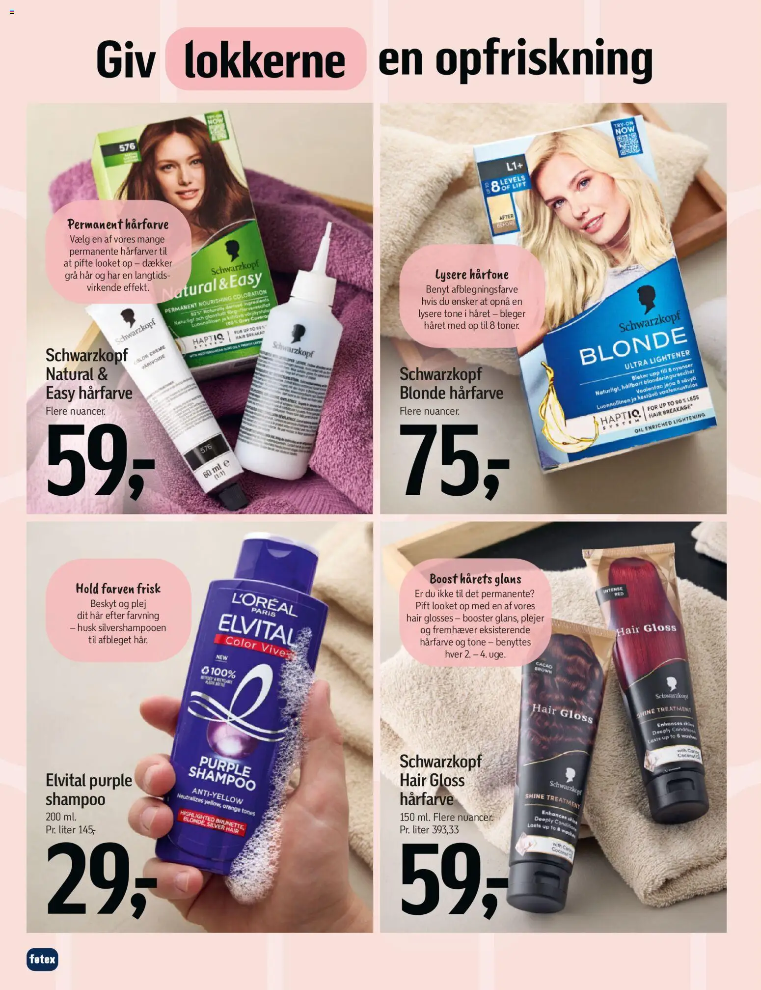 Føtex tilbudsavis – gyldig fra 29.05.2026 | Side: 20 | Produkter: Shampoo, Hårfarve, Creme