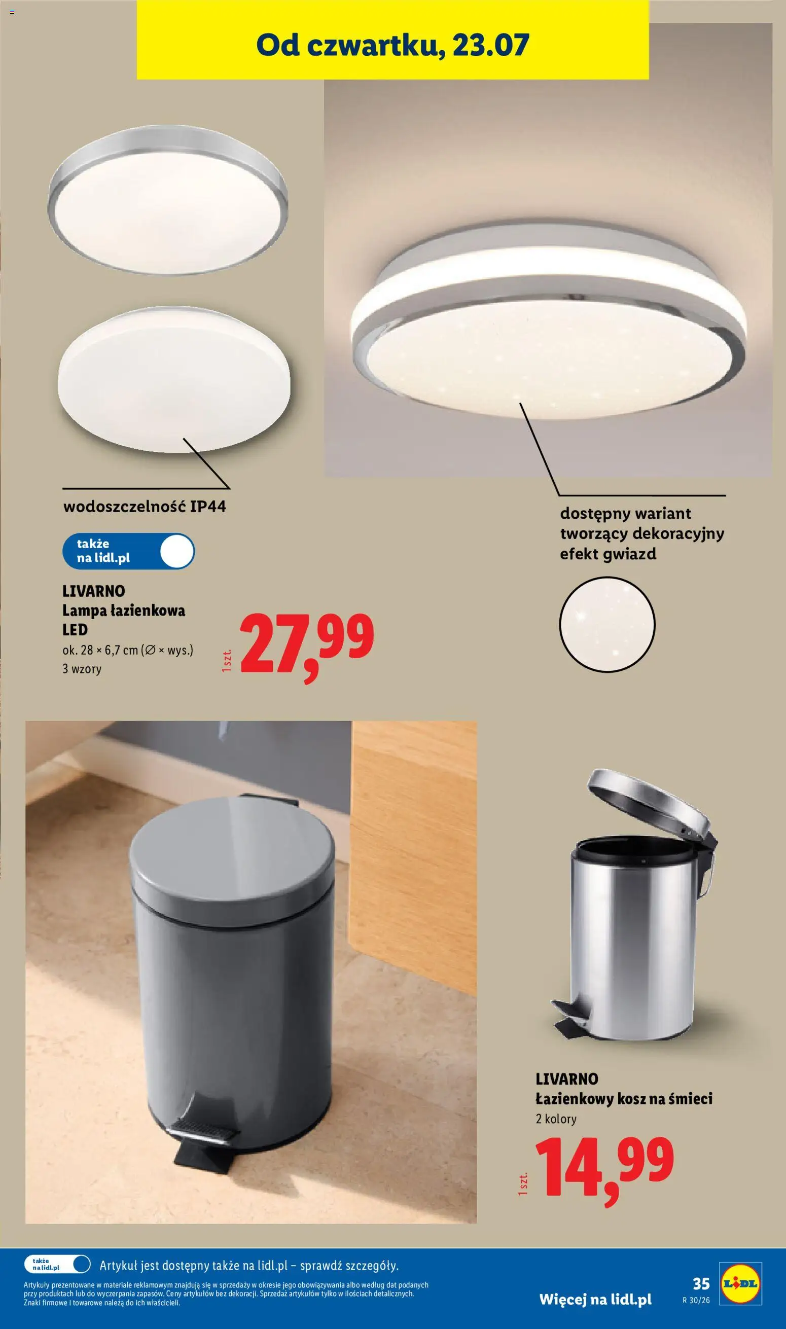 Lidl Polsko katalog od 20.07.2026 | Strana: 43 | Produkty: Lampa