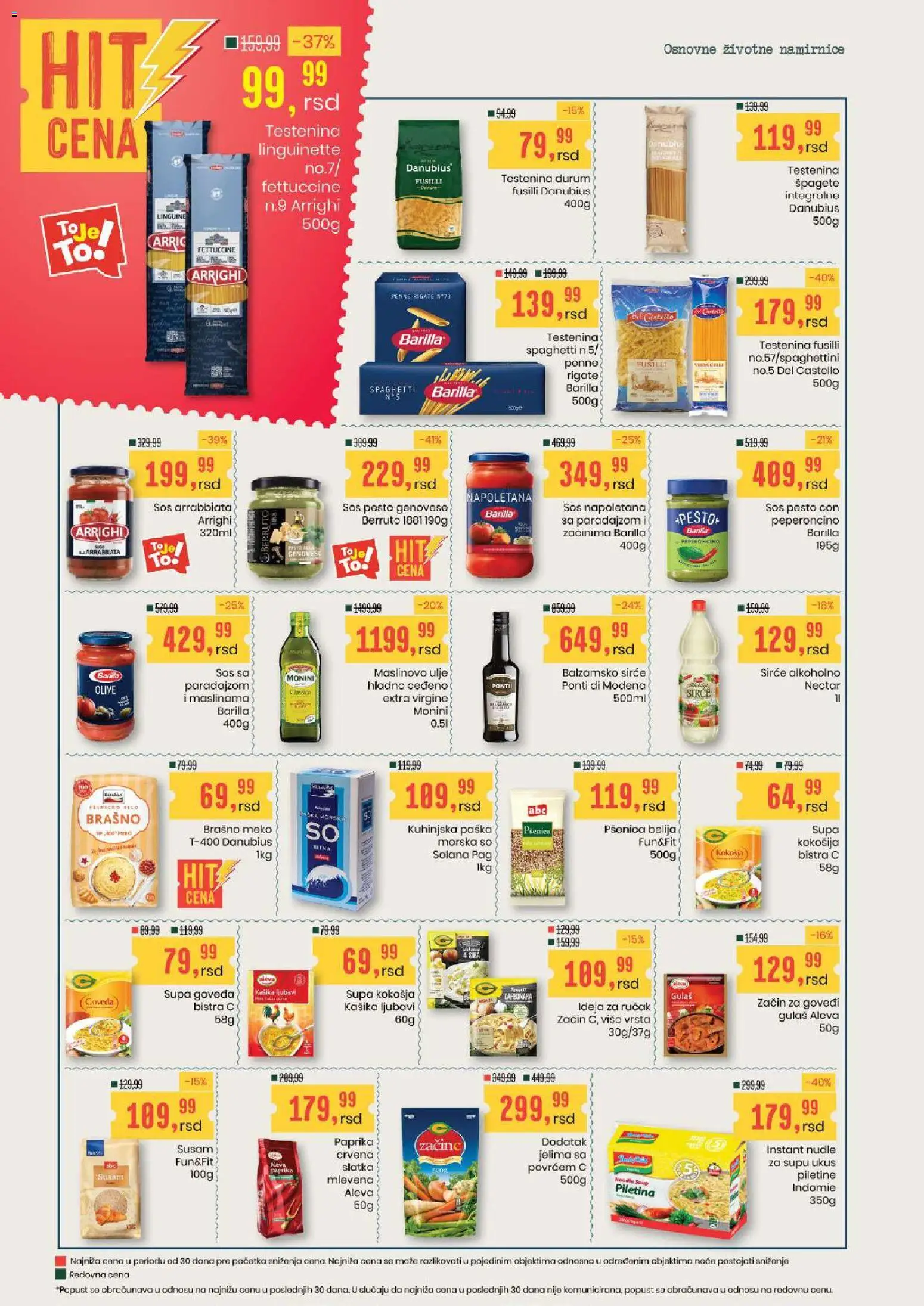 Aroma Market katalog - važi od 03.09.2026 | Strana: 10 | Proizvode: Pesto, Barilla, Namirnice, Maslinovo ulje