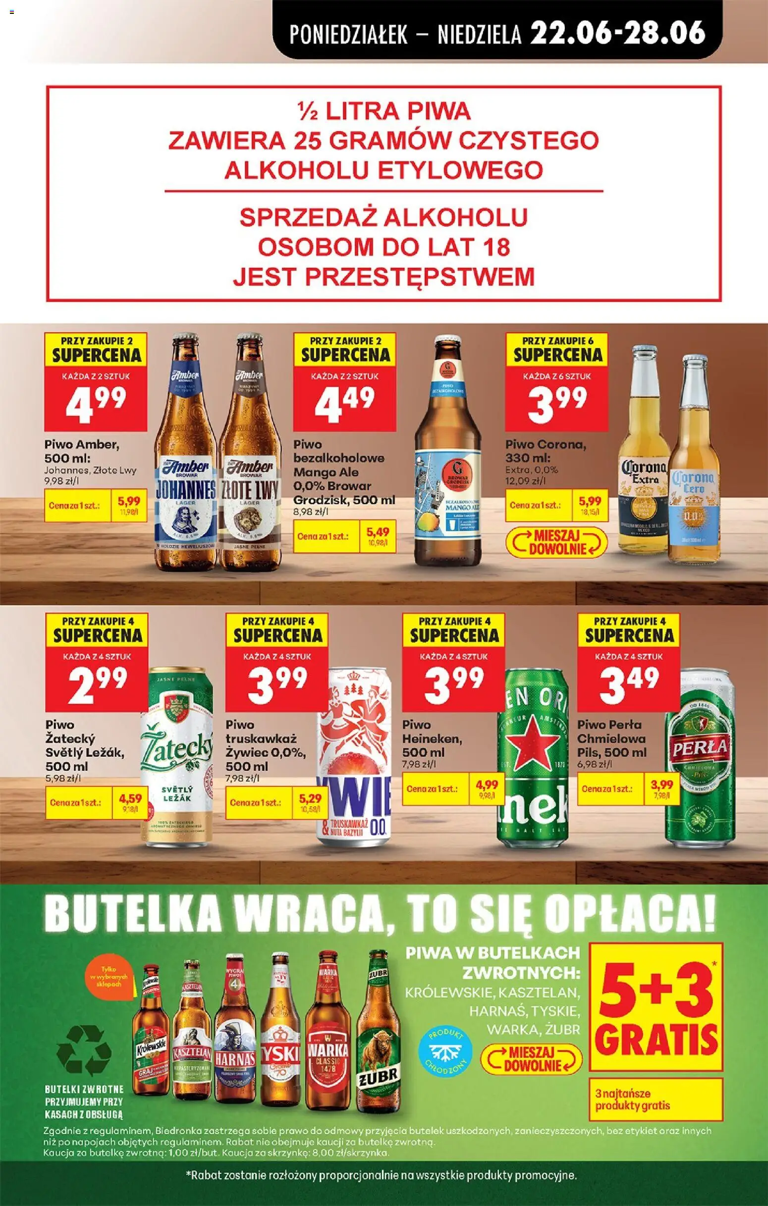Biedronka gazetka od poniedziałku od 22.06.2026 | Strona: 81