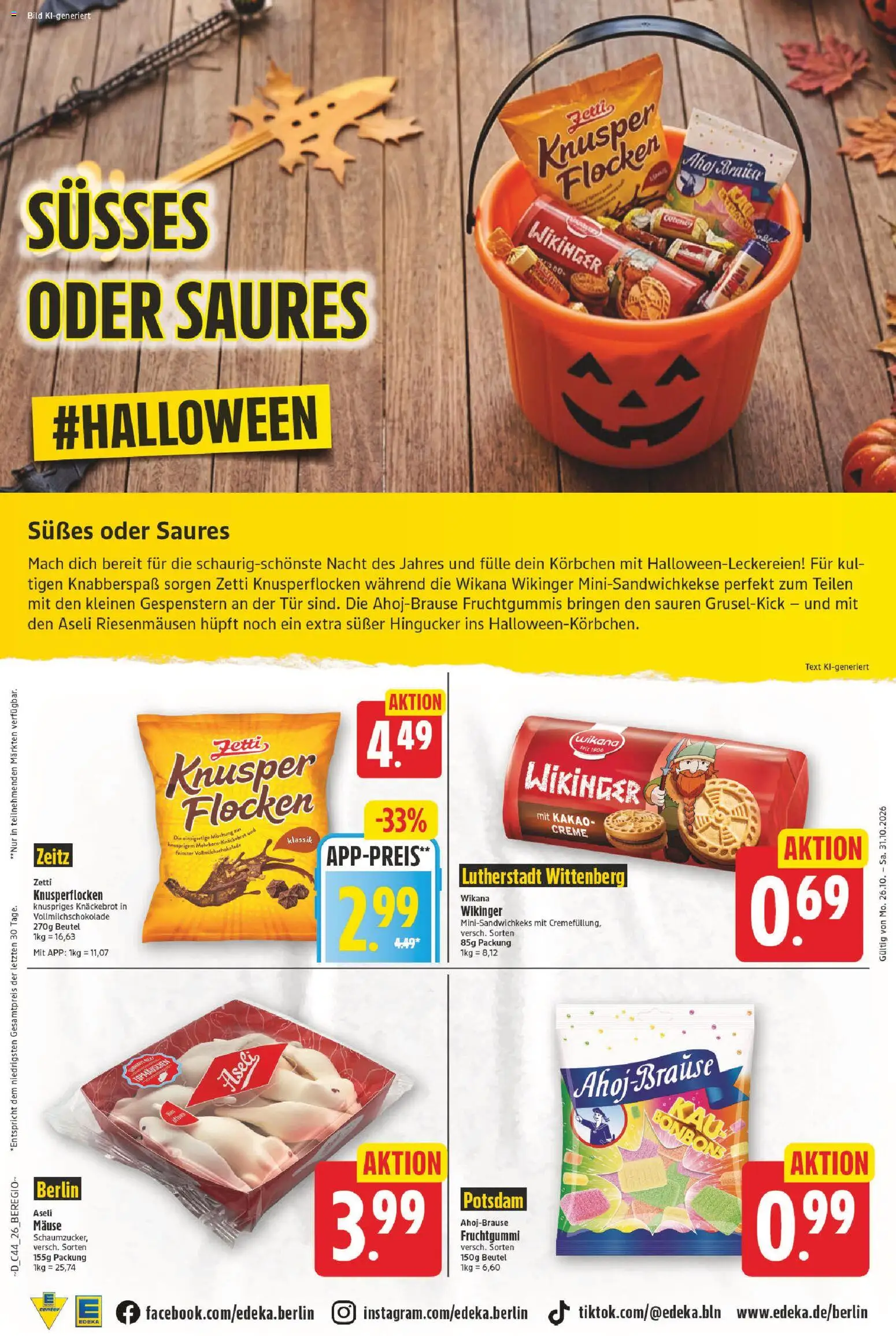 E center Prospekt – gültig ab 26.10.2026 | Seite: 26 | Produkte: Tür, Creme, Flocken