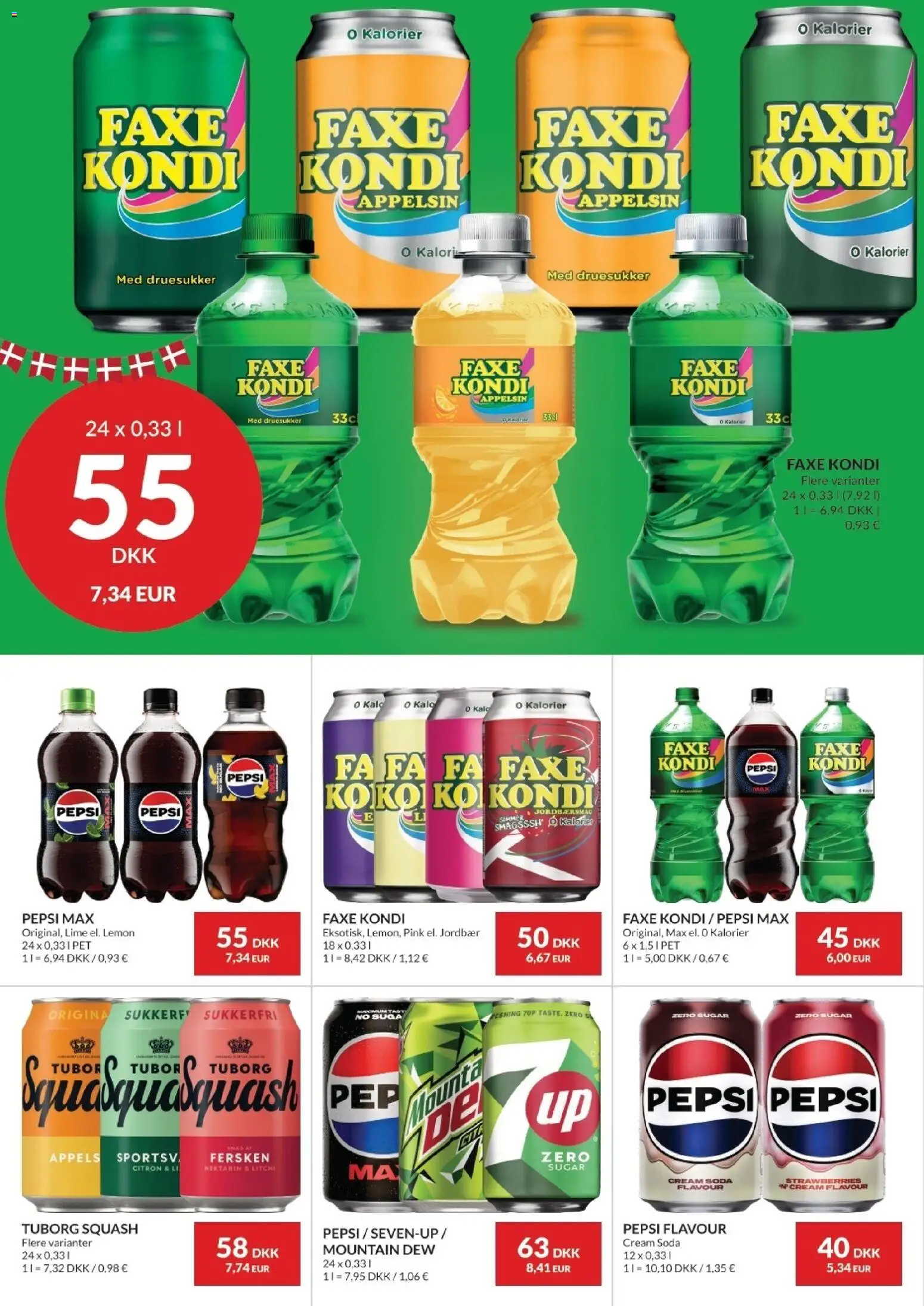 Nielsen Discount tilbudsavis – gyldig fra 27.05.2026 | Side: 30 | Produkter: Jordbær, Squash, Pepsi Max, Tuborg Squash