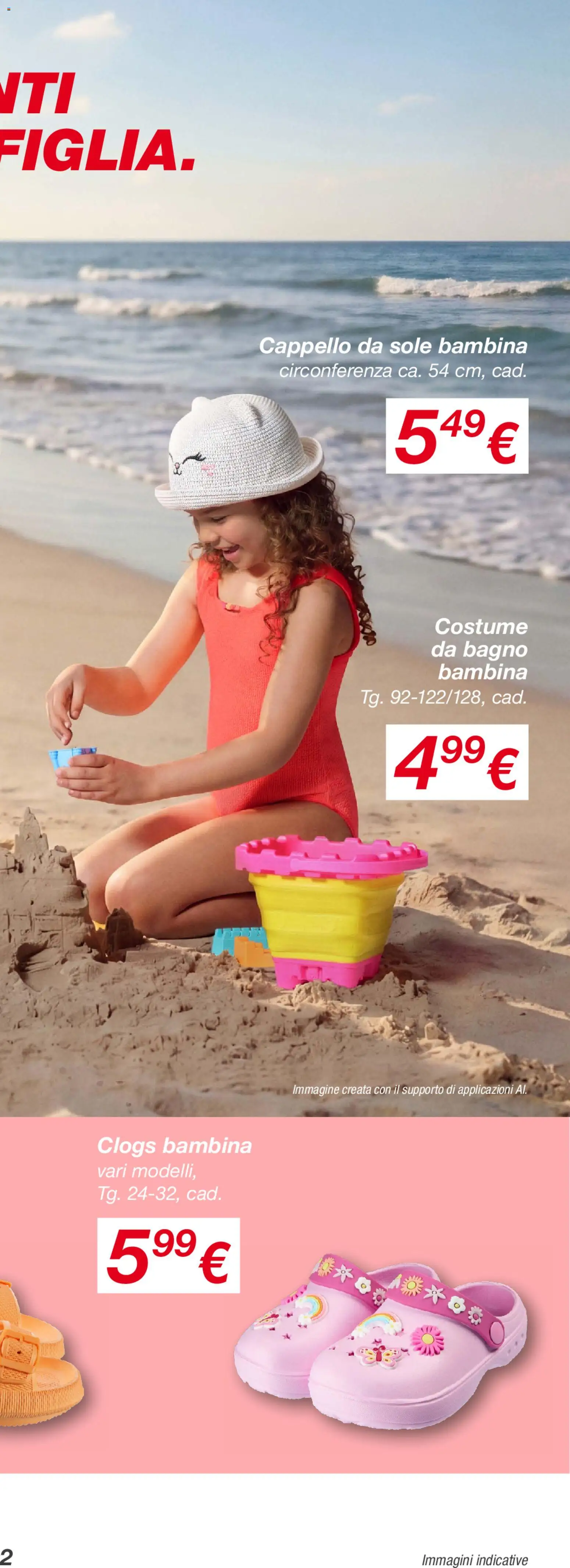 Volantino KiK del 25.05.2026 | Pagina: 3 | Prodotti: Costume da bagno, Cappello, Bagno
